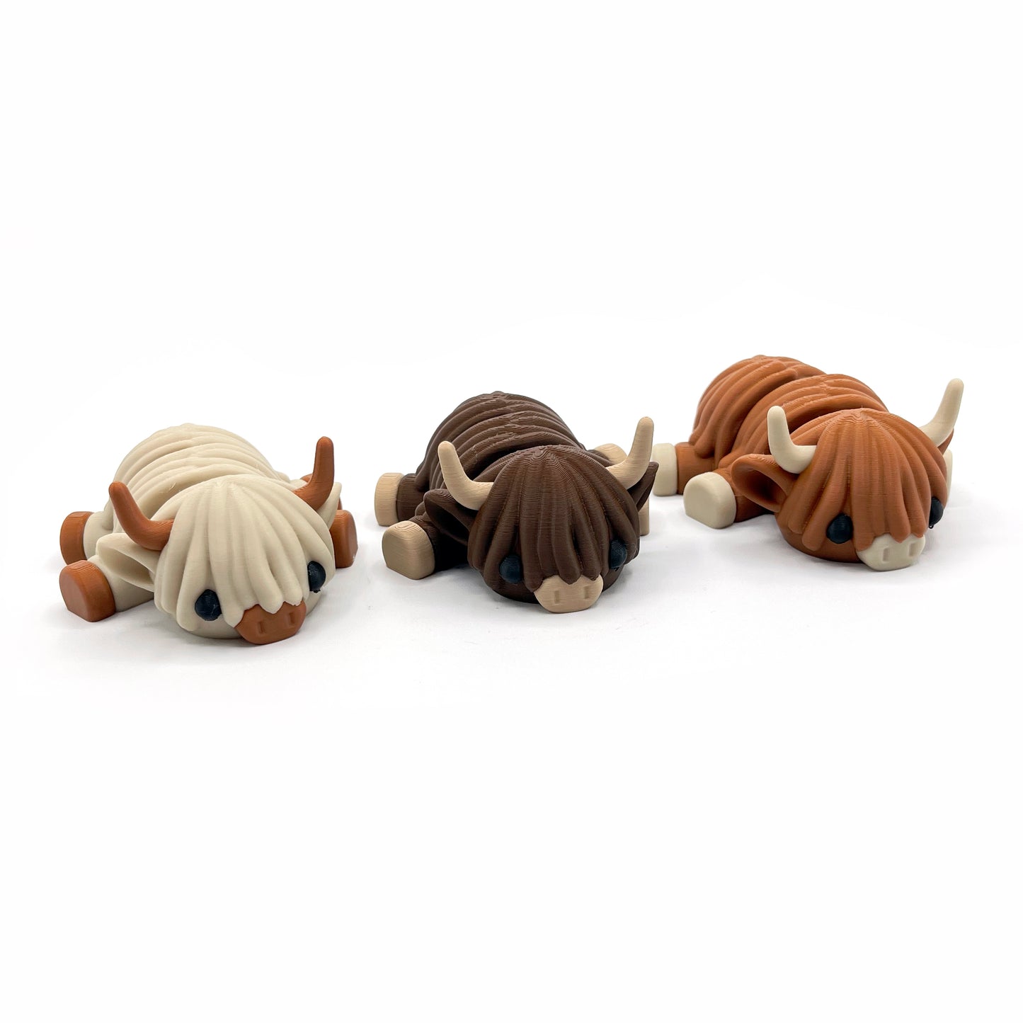 MAMMOTH Cuddly Critters - Articulating 3D Printed Animal Figurines – Palm-Sized Collectibles Decor Ornaments