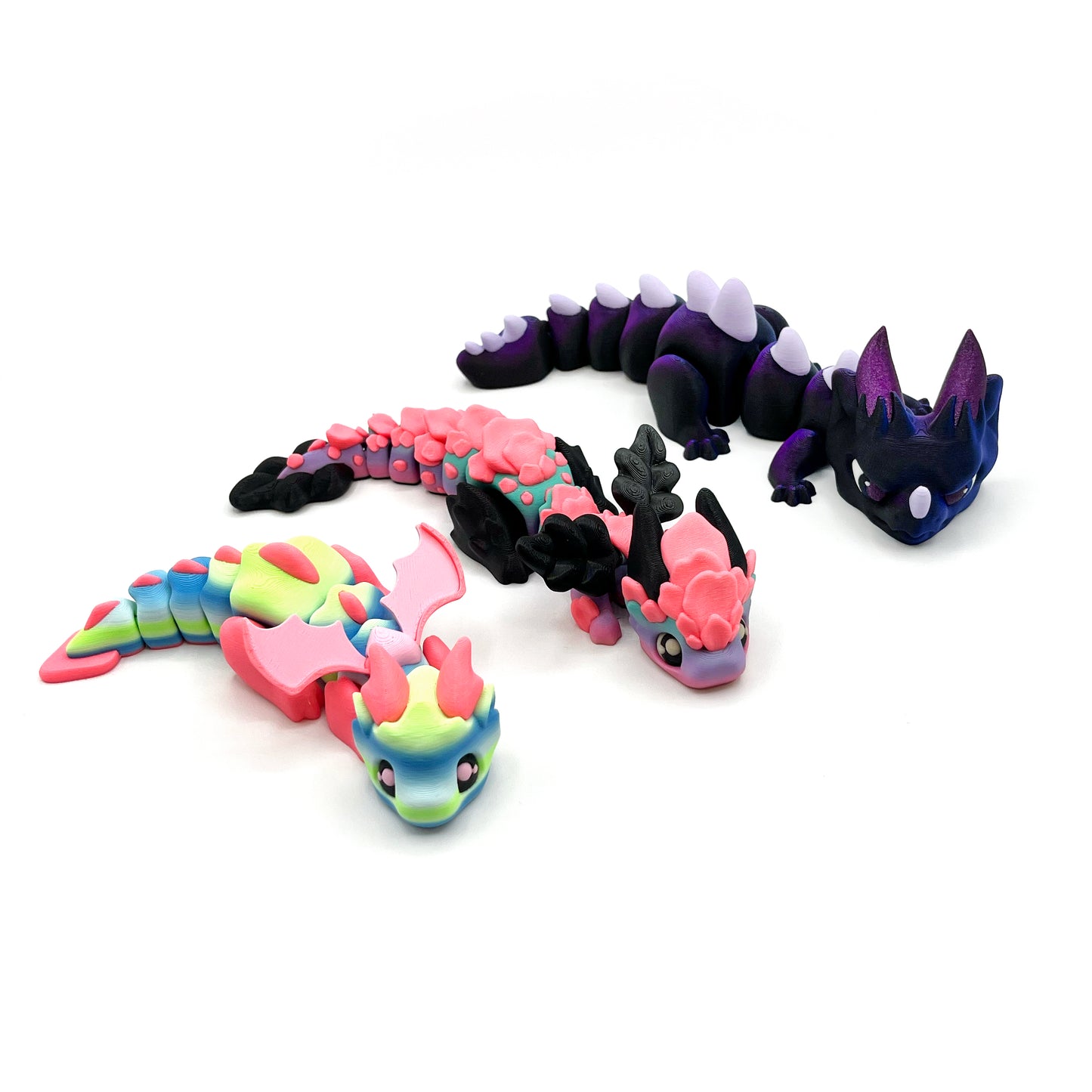 Baby Dragons – 3D Printed Articulated Fantasy Dragon Figures | Collectible Dragon Toys