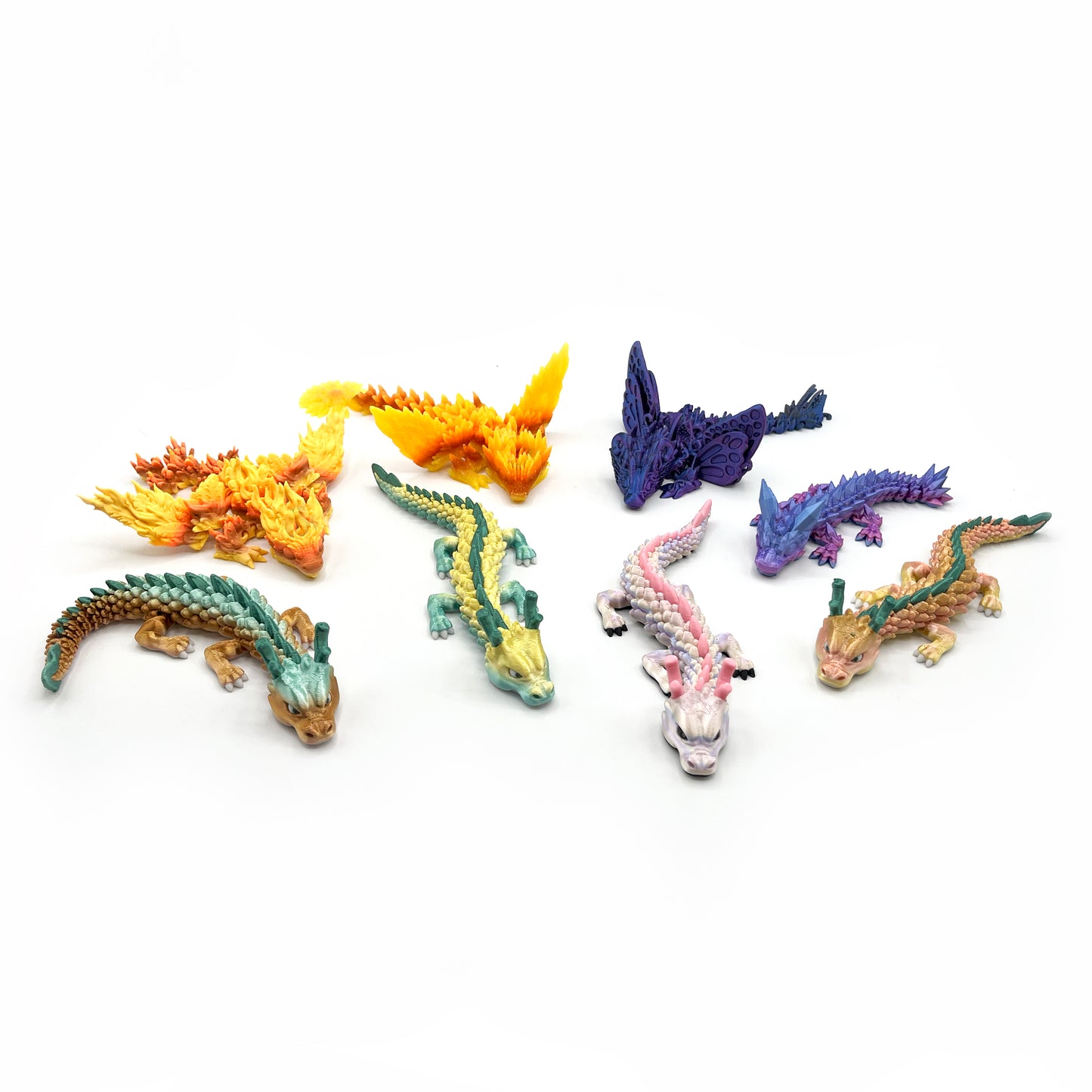 Baby Dragons – 3D Printed Articulated Fantasy Dragon Figures | Collectible Dragon Toys