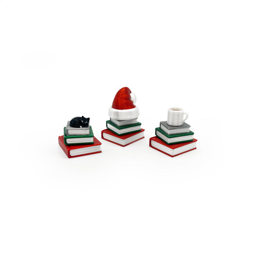 Bookish Fidget Clicker | 3D Printed Book Stack Fidget Toy | BookTok Gift for Book Lover