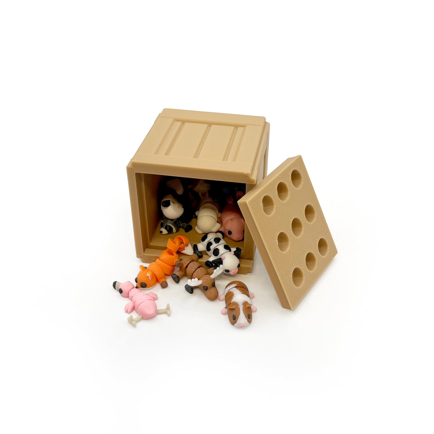 Mystery CRATE of Micro Critters β 12-Pack Blind Box Cuddly Critters Mini Figure