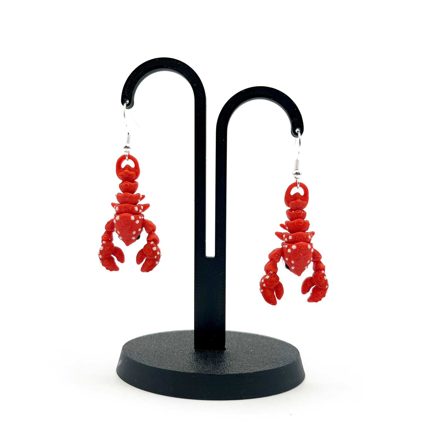 Critter Earrings – 3D Printed Animal Hook Earrings | Axolotl & Possum Jewelry | Lightweight & Hypoallergenic