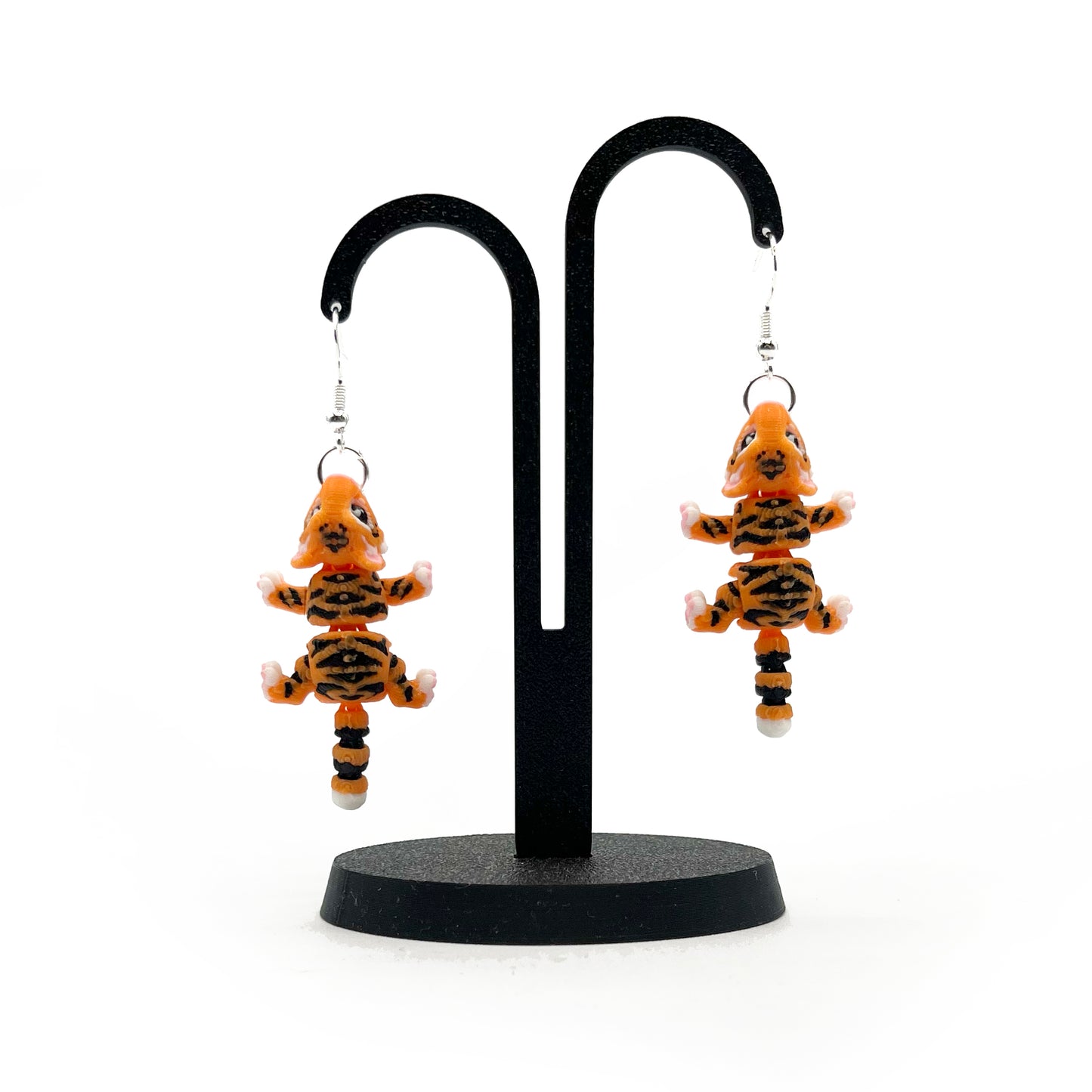 Critter Earrings – 3D Printed Animal Hook Earrings | Axolotl & Possum Jewelry | Lightweight & Hypoallergenic
