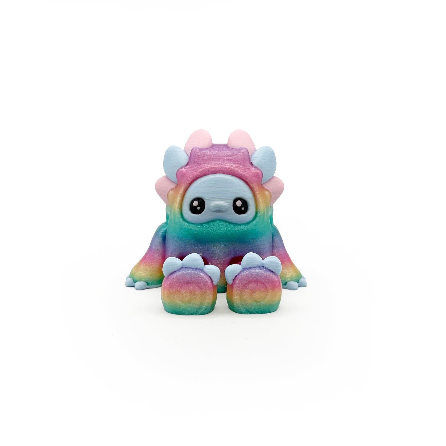 MINI Mysterious Cryptids – Kittyfoot & Gillifoot Figurines | Articulated 3D Printed Fidgets