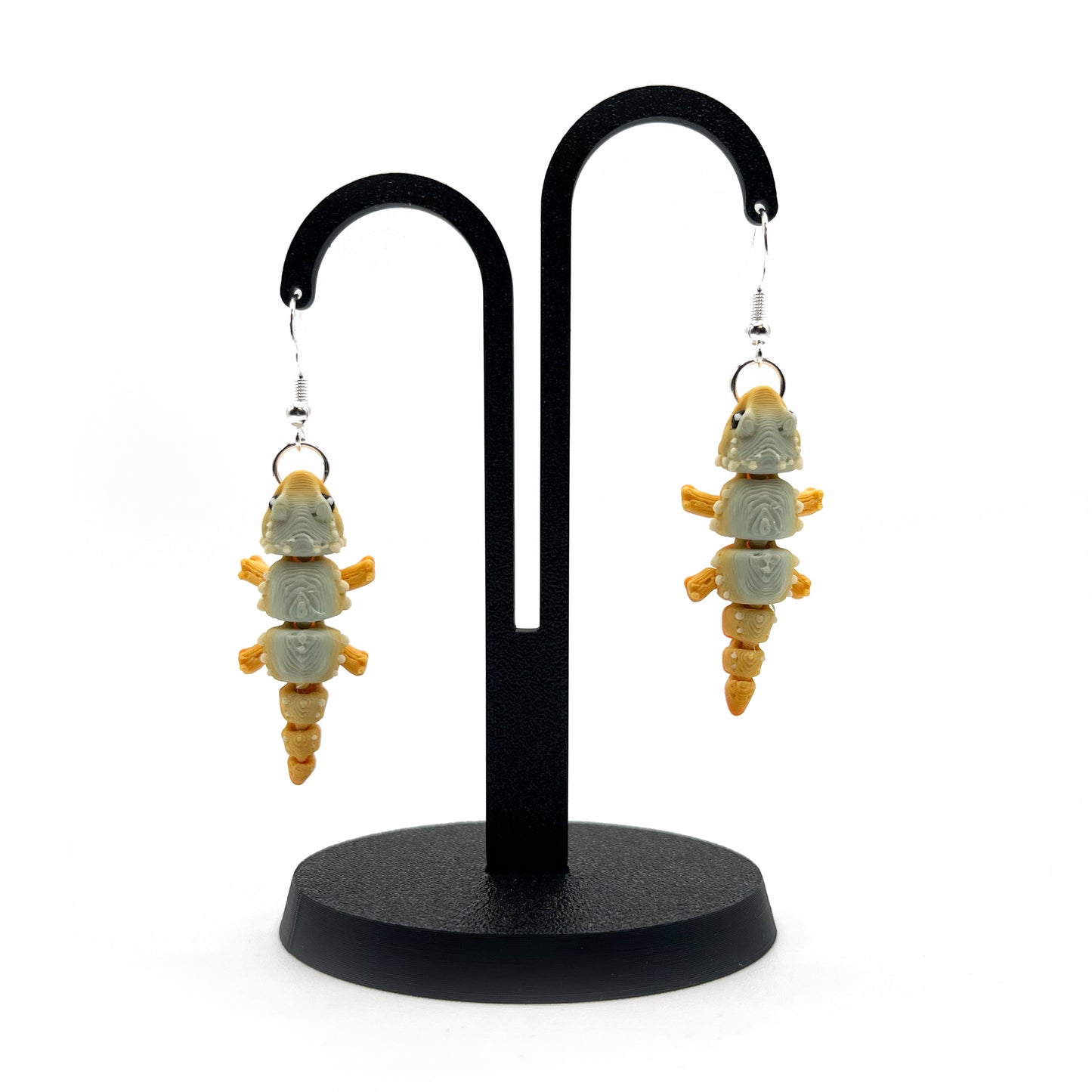 Critter Earrings – 3D Printed Animal Hook Earrings | Axolotl & Possum Jewelry | Lightweight & Hypoallergenic