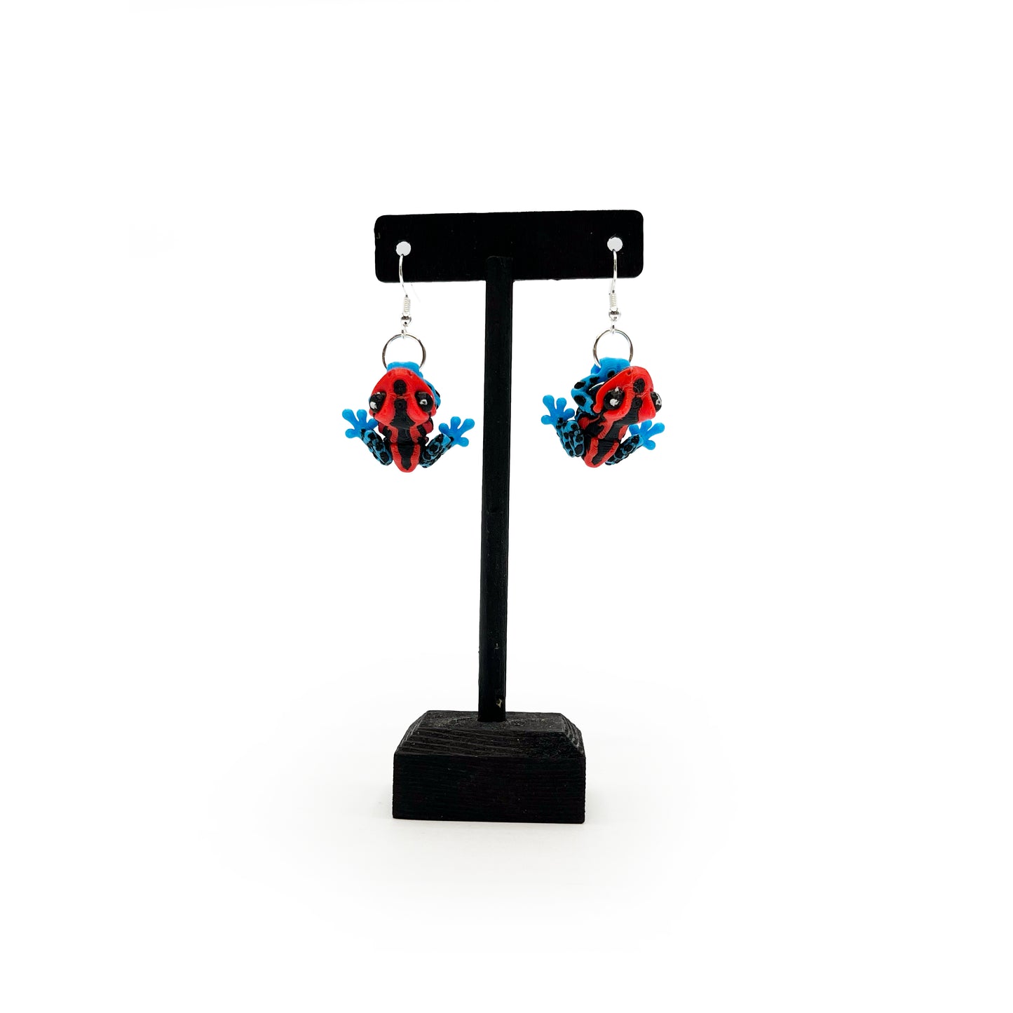 Critter Earrings – 3D Printed Animal Hook Earrings | Axolotl & Possum Jewelry | Lightweight & Hypoallergenic