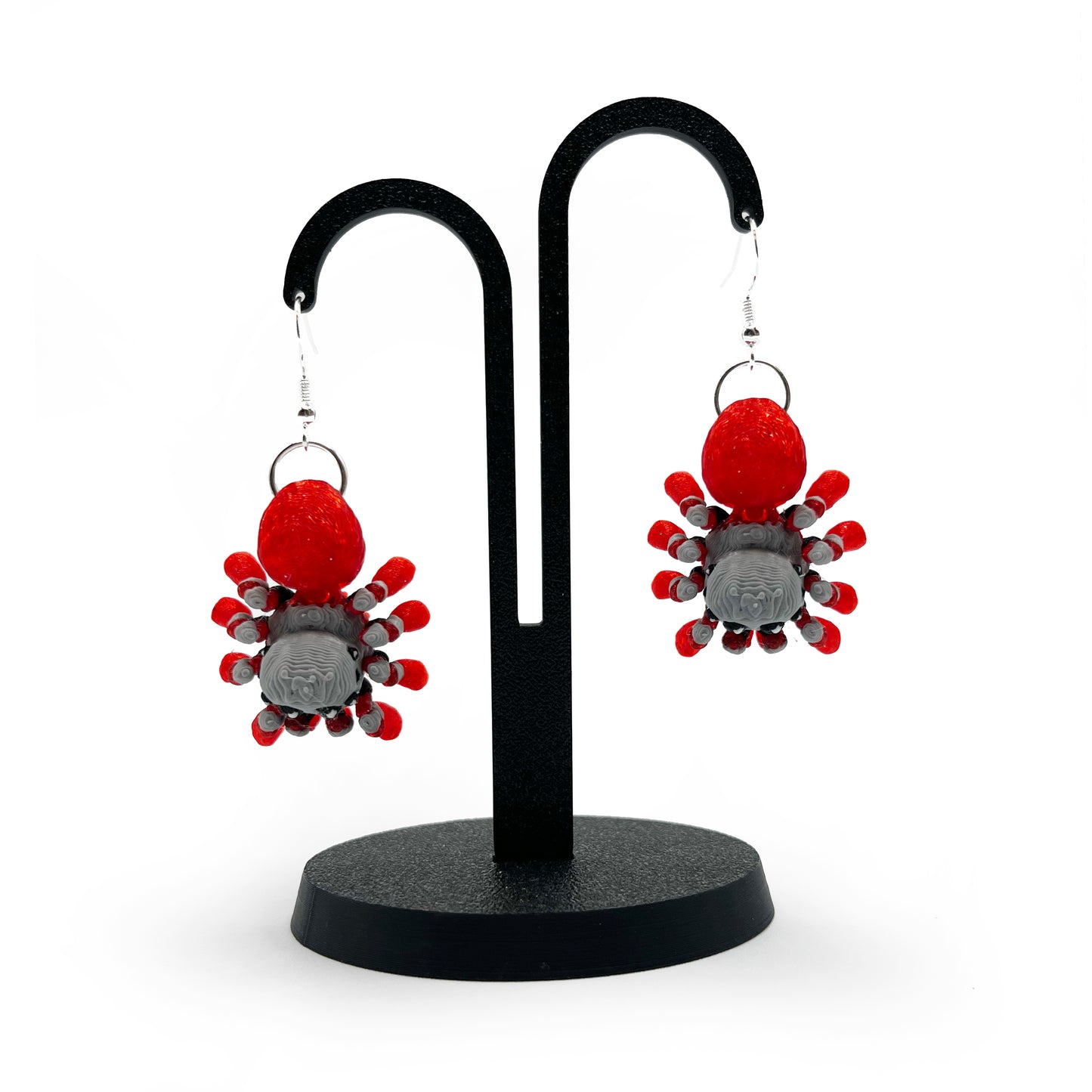Critter Earrings – 3D Printed Animal Hook Earrings | Axolotl & Possum Jewelry | Lightweight & Hypoallergenic