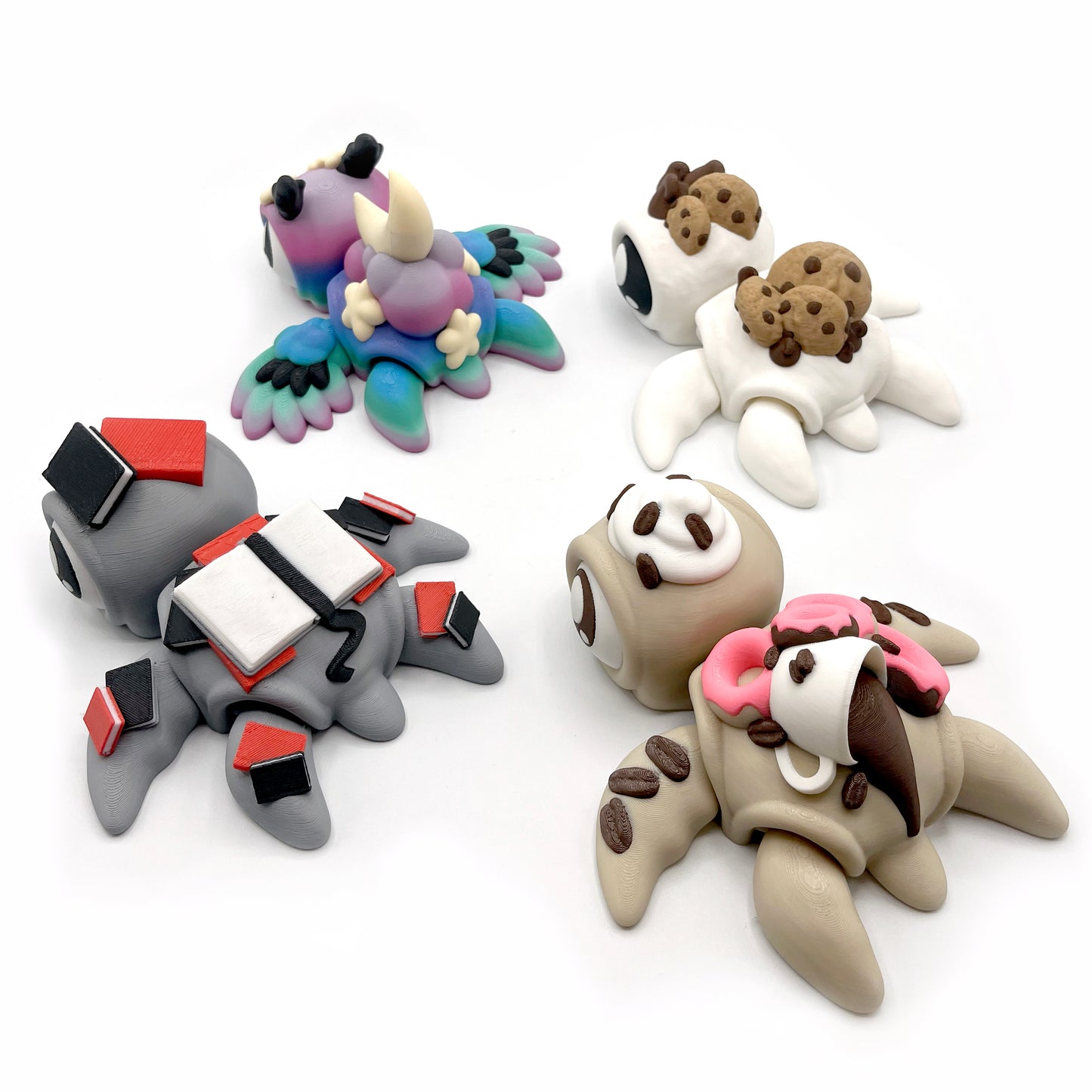 TURTLES!! – The Giant Edition – Oversized Articulated Turtle Fidget with Big Turtle Energy