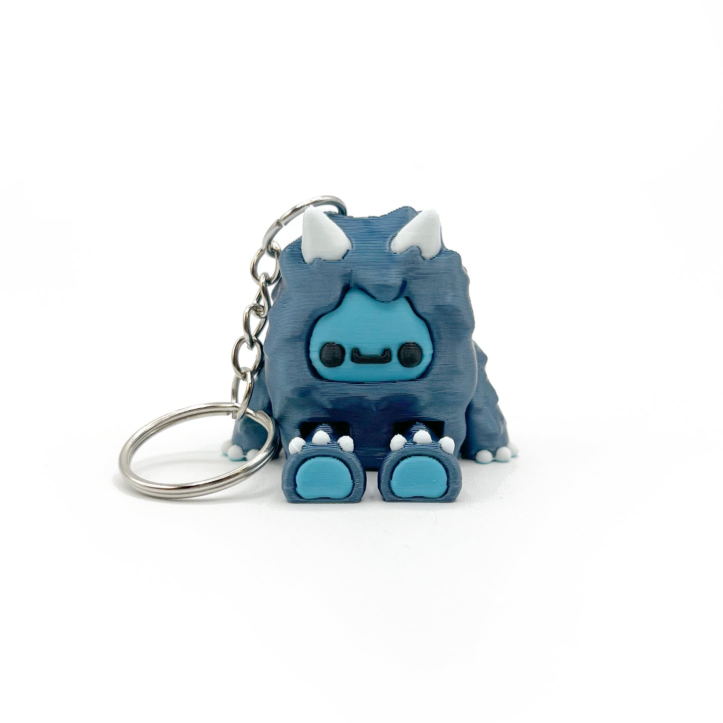 Flurryfoot & Bigfoot KEYCHAINS – Clip-On Backpack Buddies – 3D Printed Charms