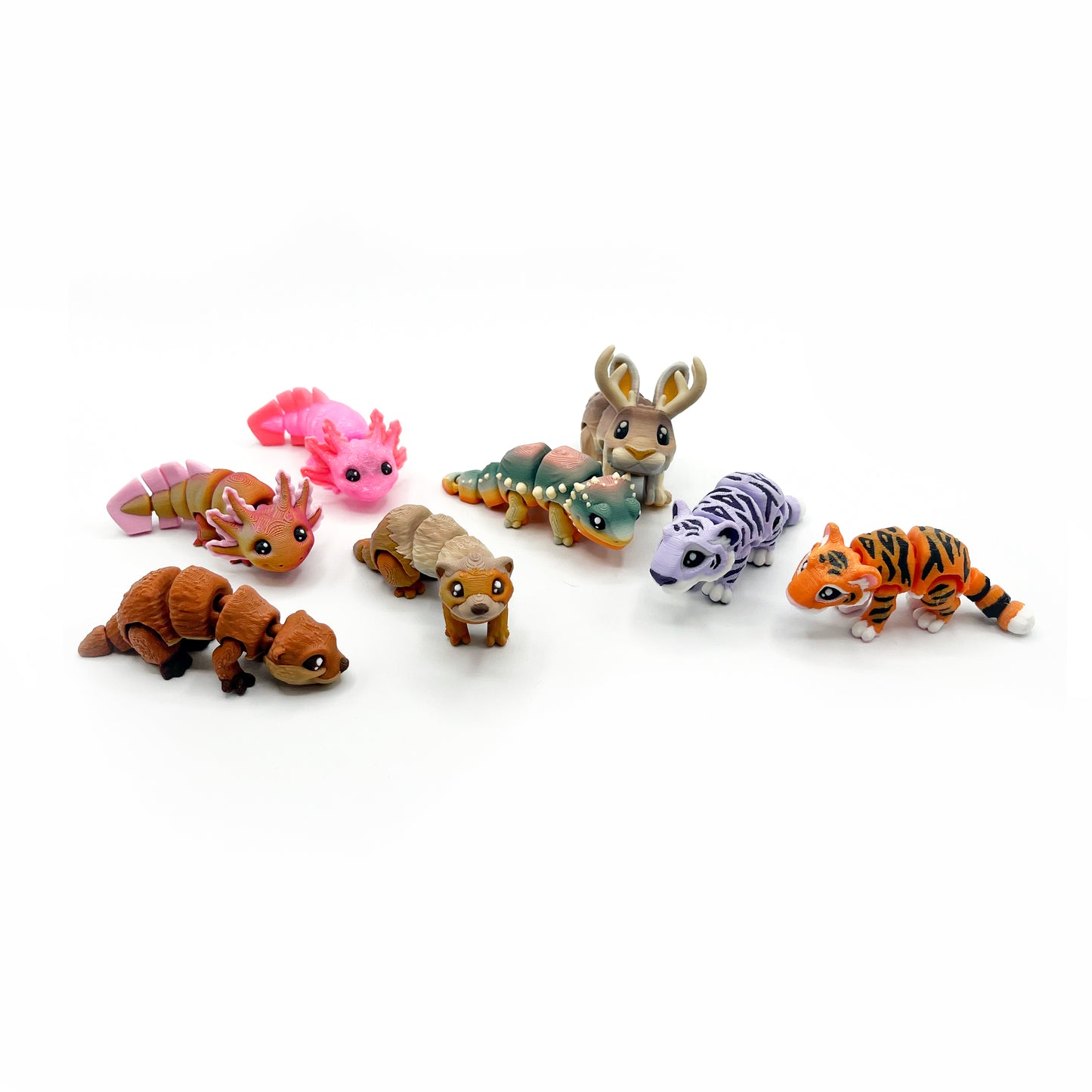 MAMMOTH Fantastical Creatures - Articulating 3D Printed Fantastical Figurines – Palm-Sized Collectibles