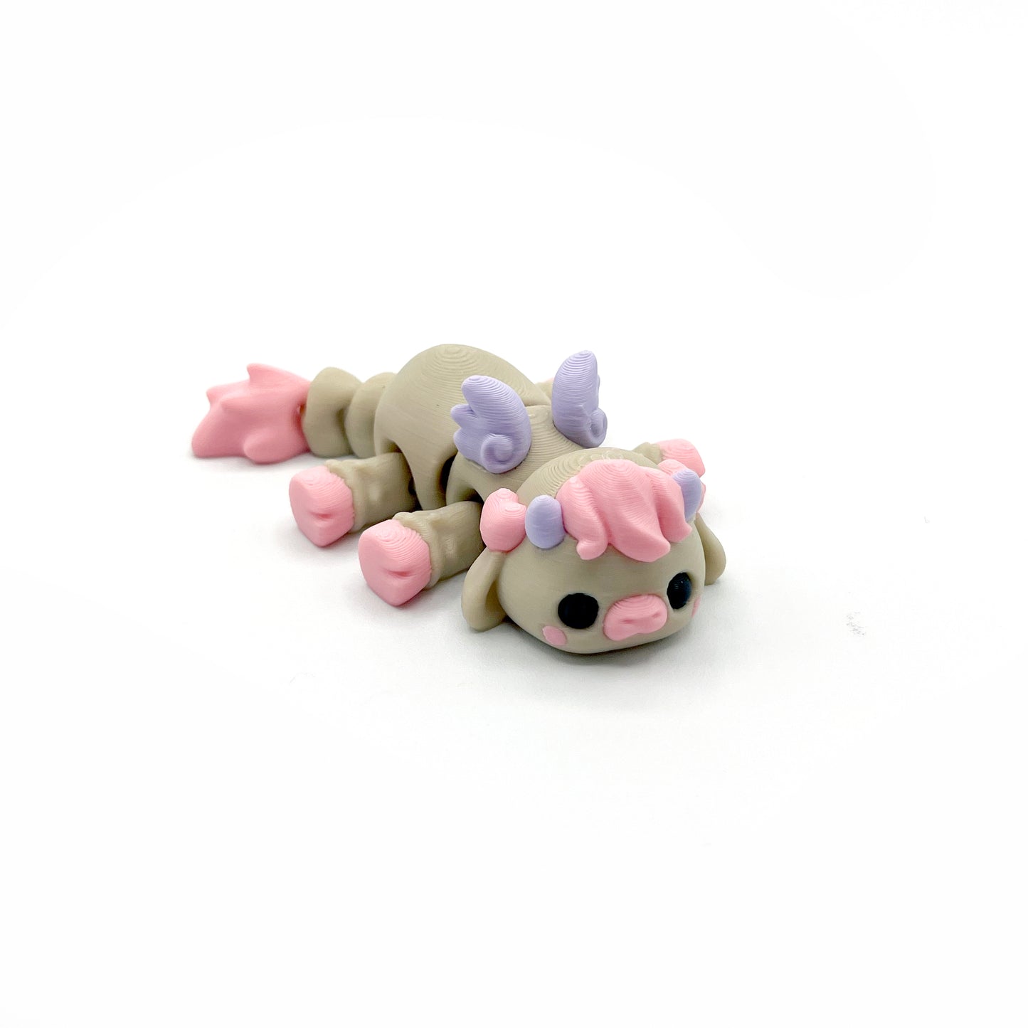 MAMMOTH Fantastical Creatures - Articulating 3D Printed Fantastical Figurines – Palm-Sized Collectibles