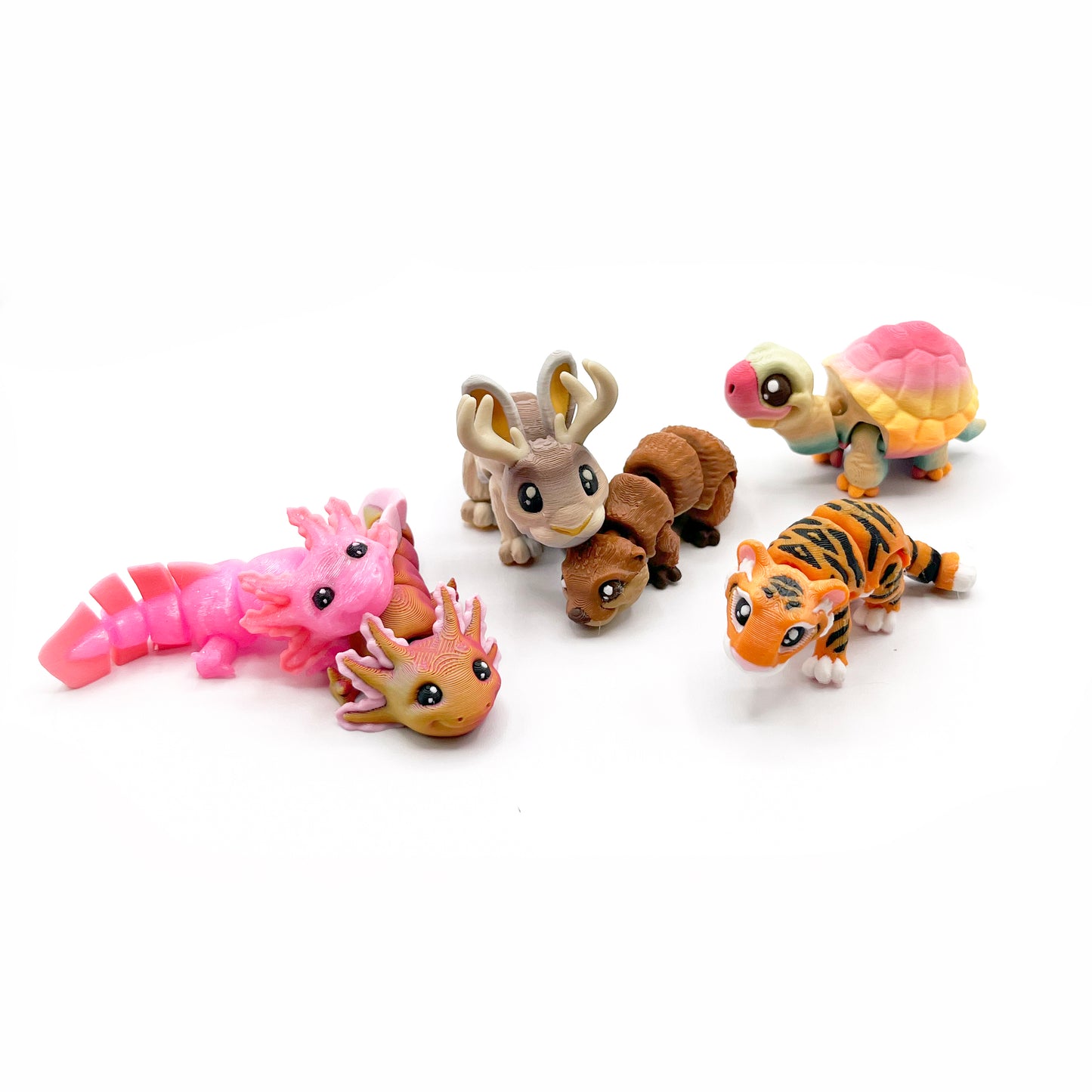 MAMMOTH Fantastical Creatures - Articulating 3D Printed Fantastical Figurines – Palm-Sized Collectibles