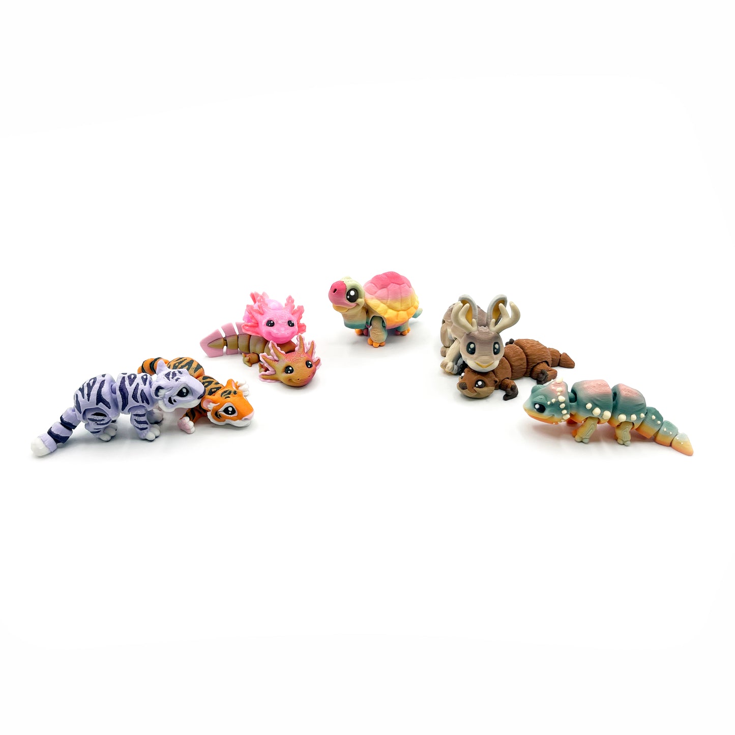 MAMMOTH Fantastical Creatures - Articulating 3D Printed Fantastical Figurines – Palm-Sized Collectibles