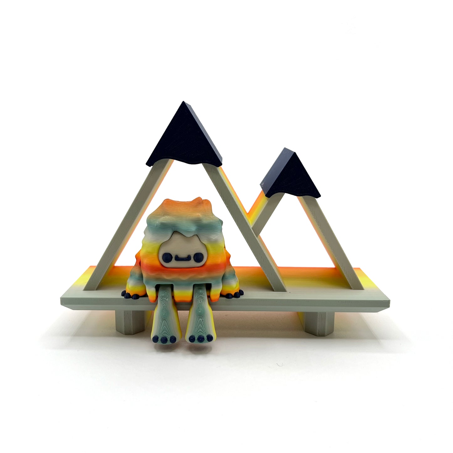 Mountain Shelf – The Perfect Yeti & Bigfoot Display – 3D Printed