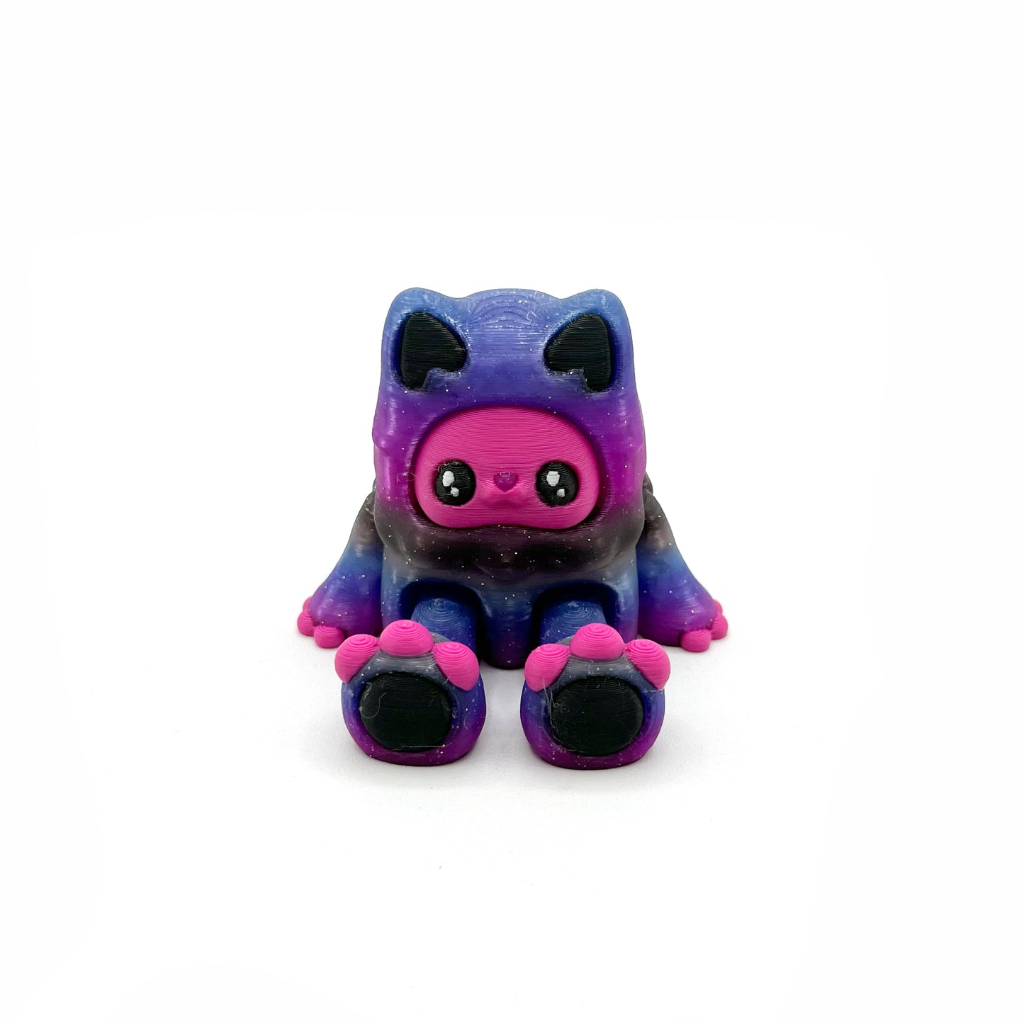 MINI Mysterious Cryptids – Kittyfoot & Gillifoot Figurines | Articulated 3D Printed Fidgets