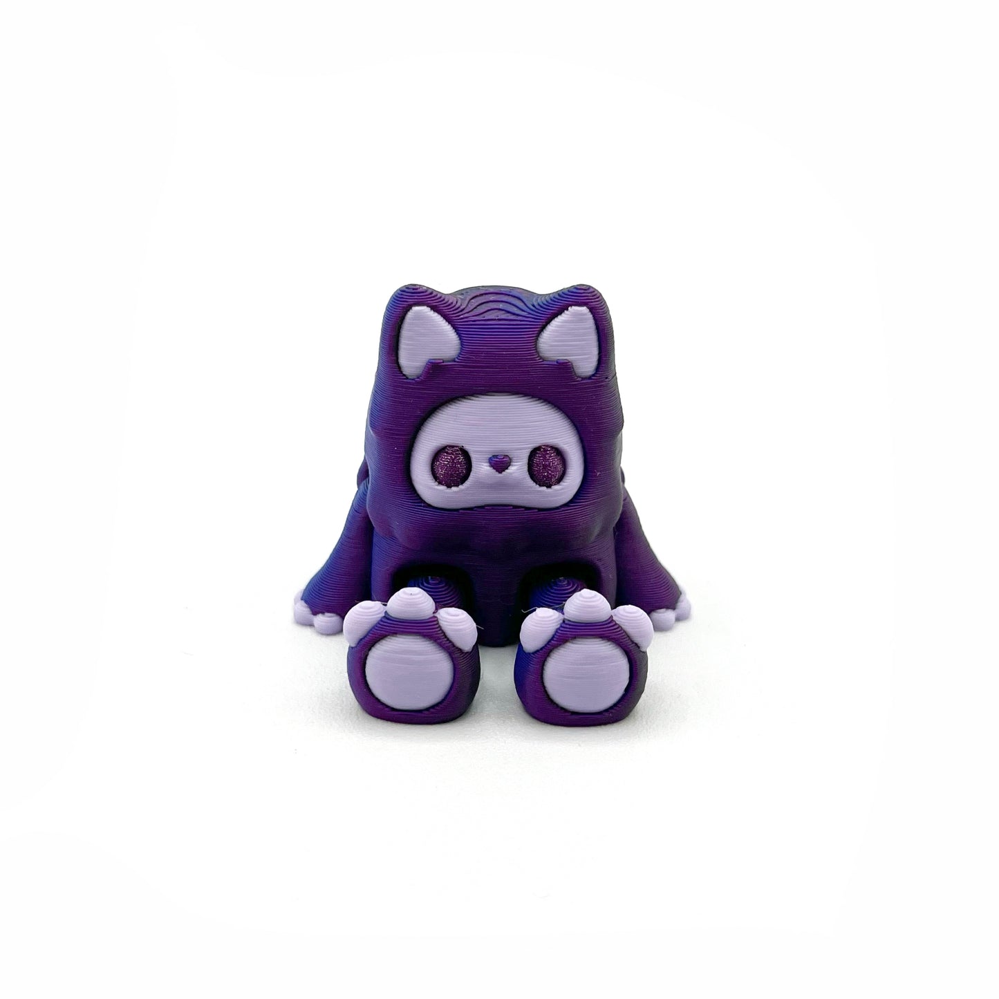 MINI Mysterious Cryptids – Kittyfoot & Gillifoot Figurines | Articulated 3D Printed Fidgets