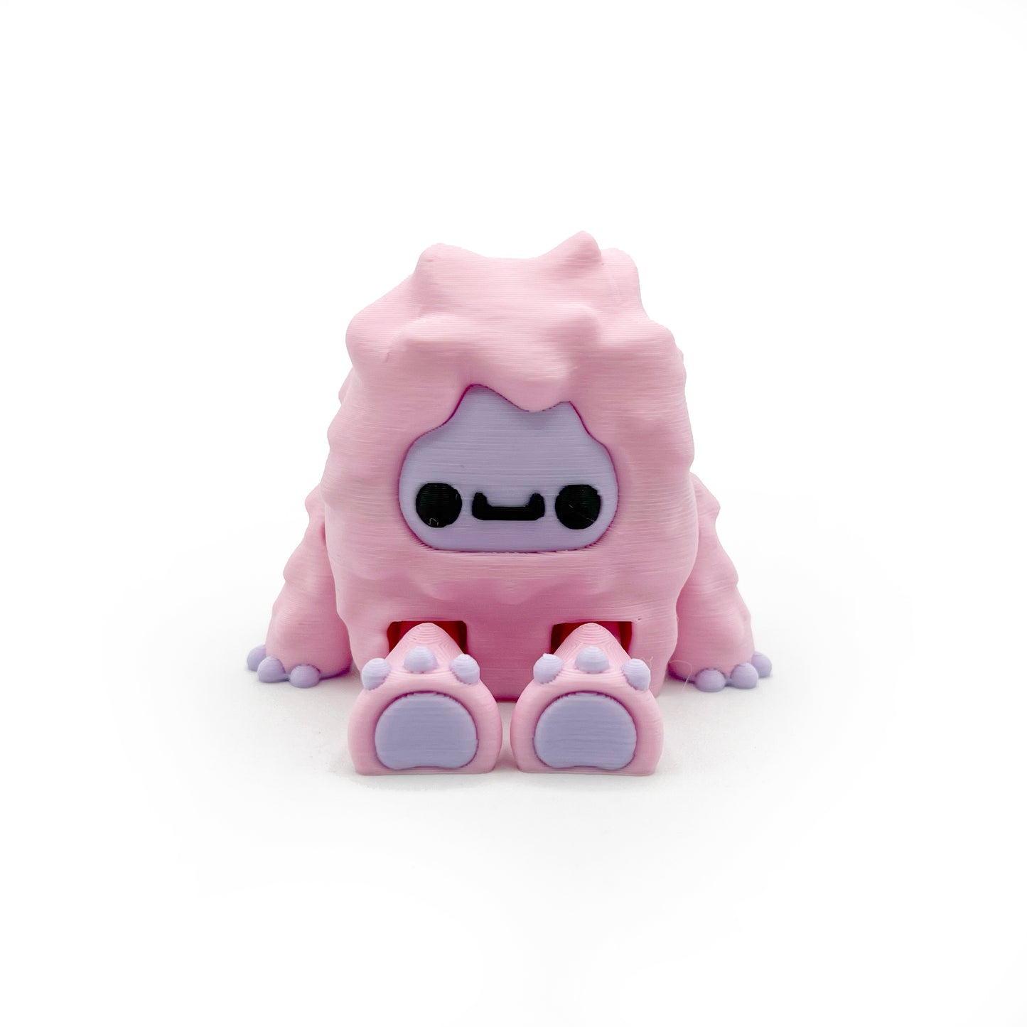 Flurryfoot & Bigfoot KEYCHAINS – Clip-On Backpack Buddies – 3D Printed Charms