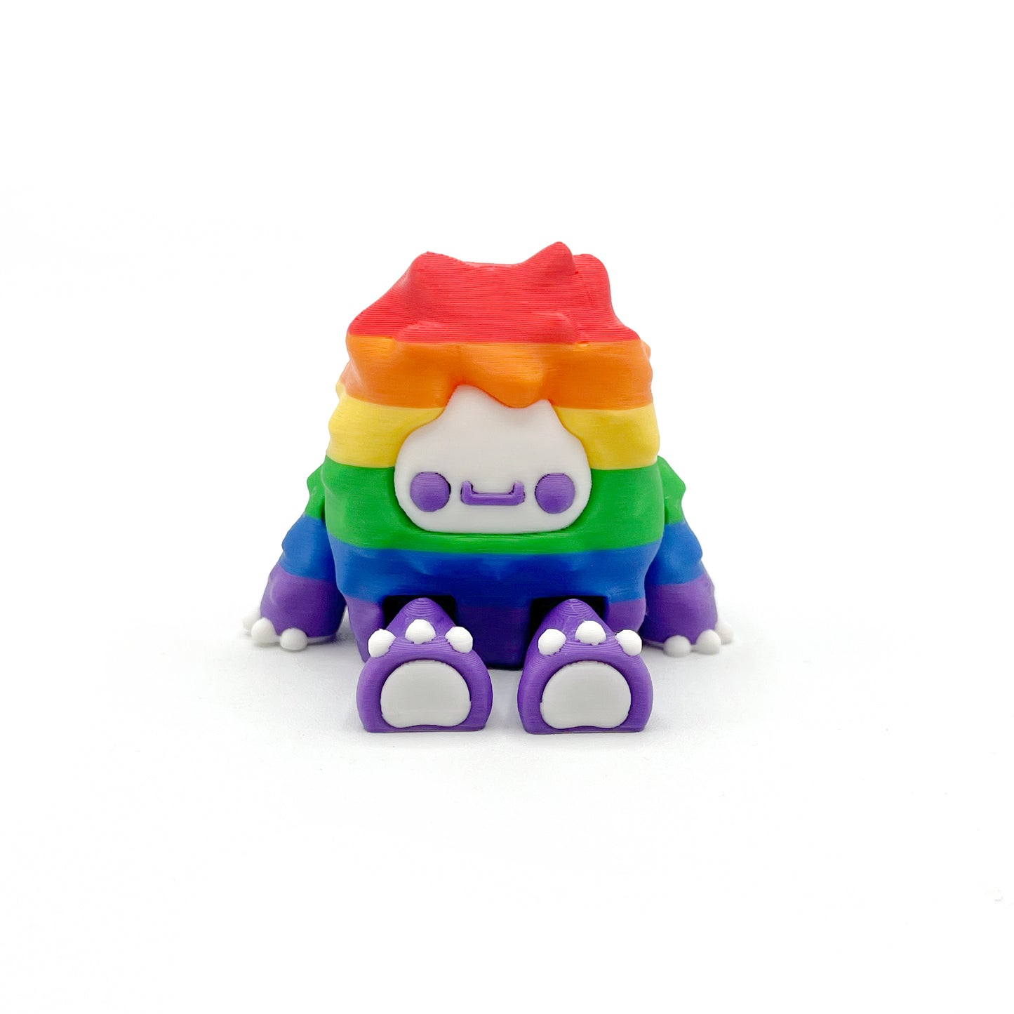 Flurryfoot & Bigfoot KEYCHAINS – Clip-On Backpack Buddies – 3D Printed Charms