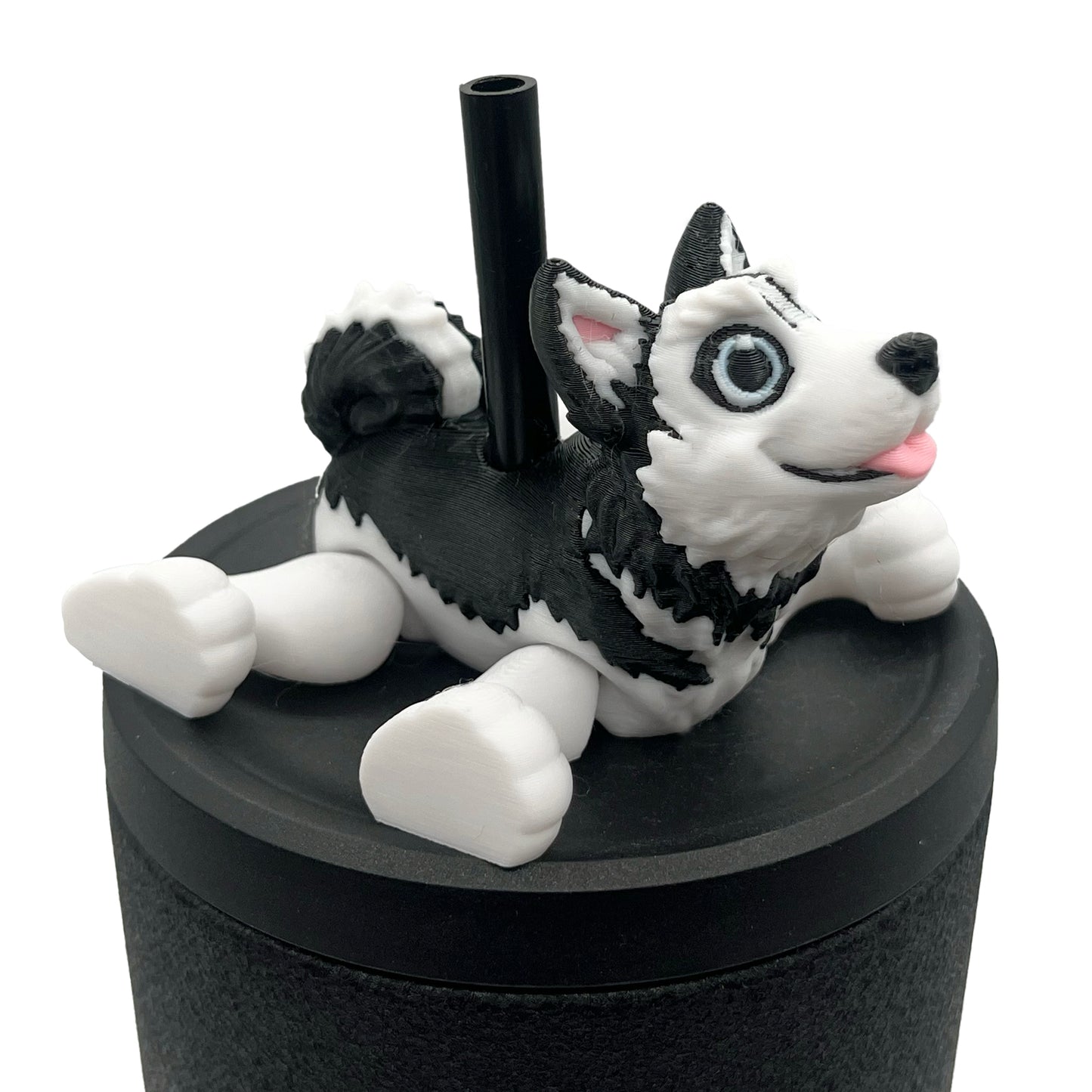 Paw Pals Sip Sidekicks – Adorable Dog and Cat Straw Buddy for Your Tumbler