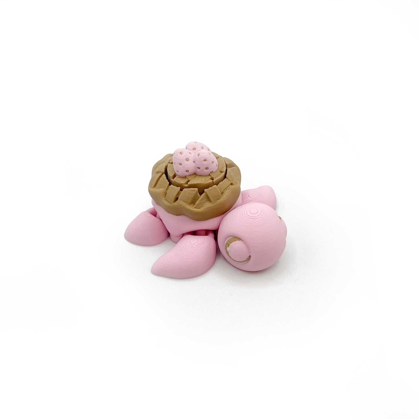 Turtle Fruit Fidget Clicker Keychain Sensory Toy - Autism, ADHD, Stress, Anxiety Relief