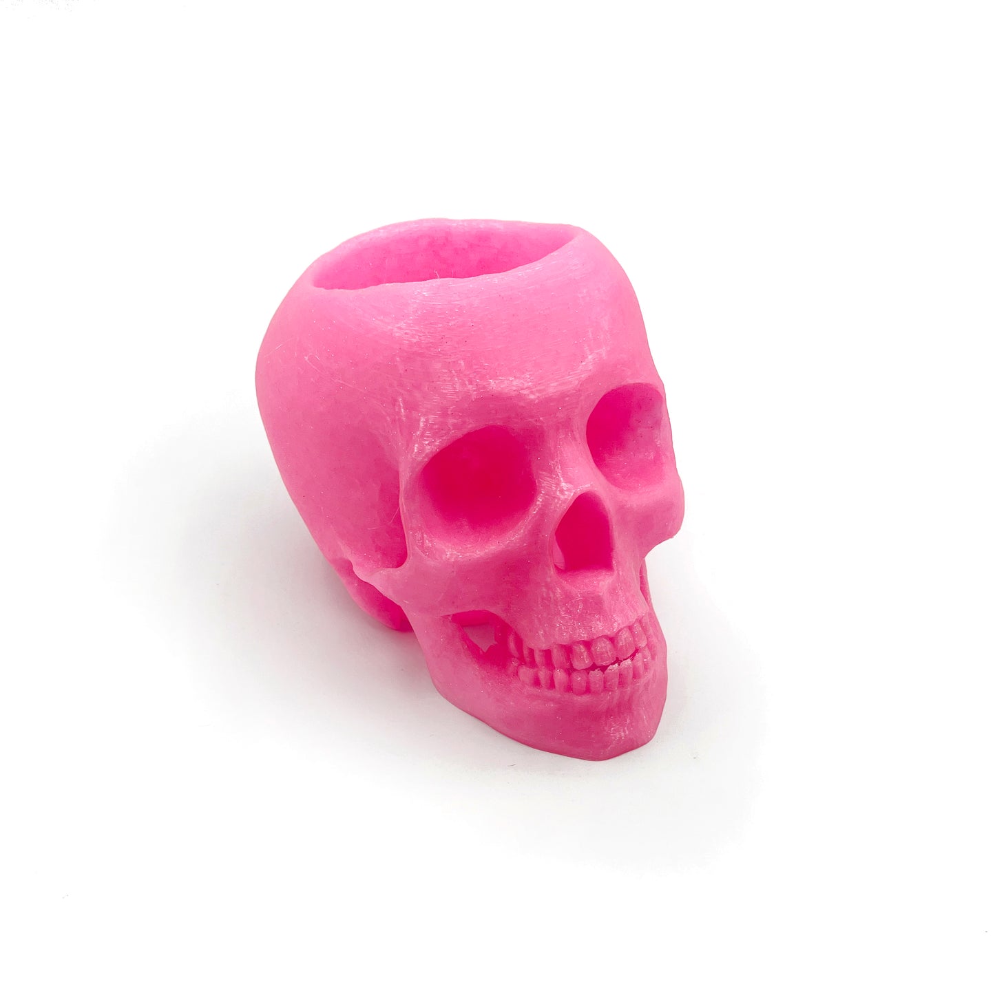3D Printed Skull Pen Holder ā Bookish Decor for Desk or Vanity | Fantasy-Inspired Organizer