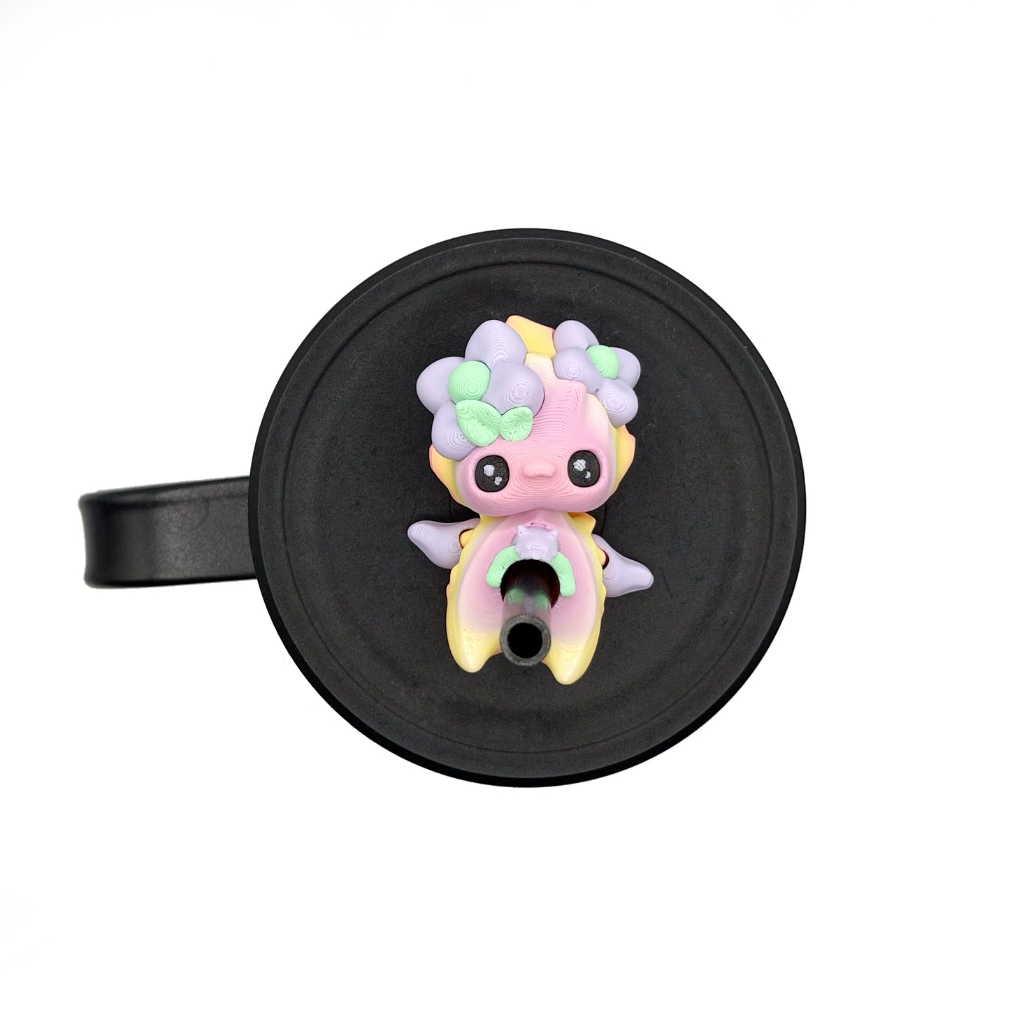 Pixie Sip Sidekicks – Cute Straw Buddies for Tumblers | 3D Printed Tumbler Toppers