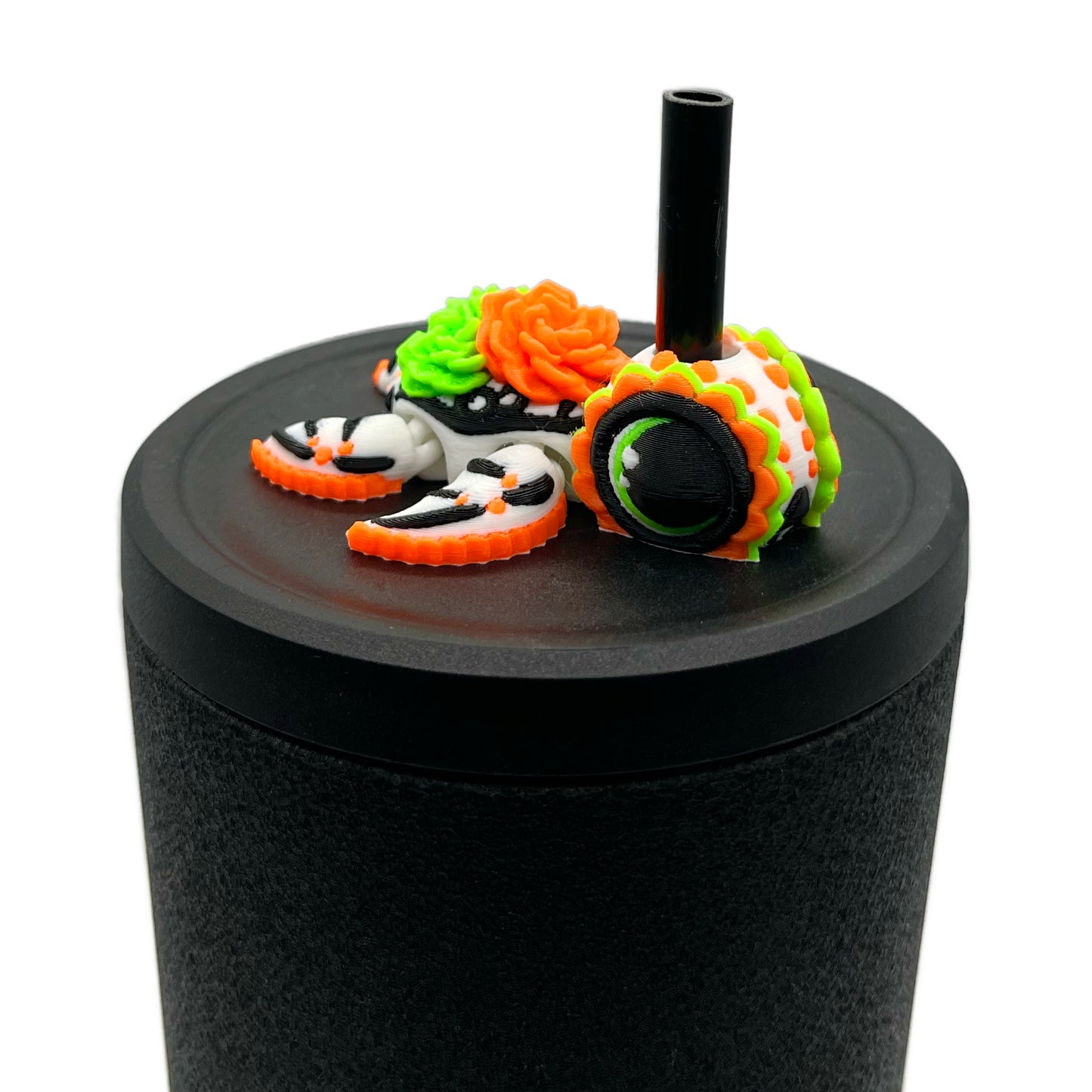 Turtles!! Sip Sidekick – 3D Printed Straw Buddy for Tumblers
