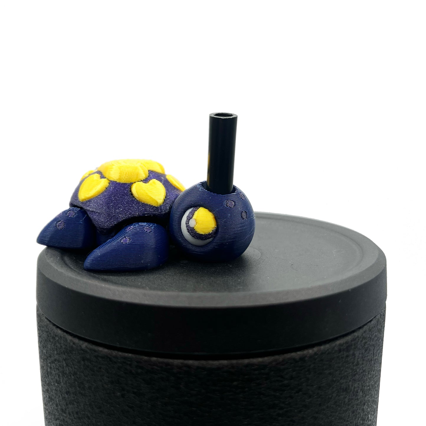 Turtles!! Sip Sidekick – 3D Printed Straw Buddy for Tumblers