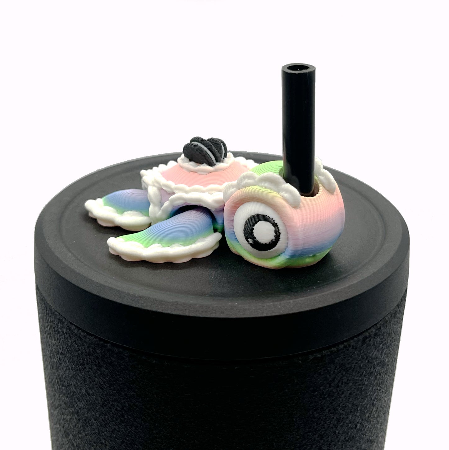 Turtles!! Sip Sidekick – 3D Printed Straw Buddy for Tumblers