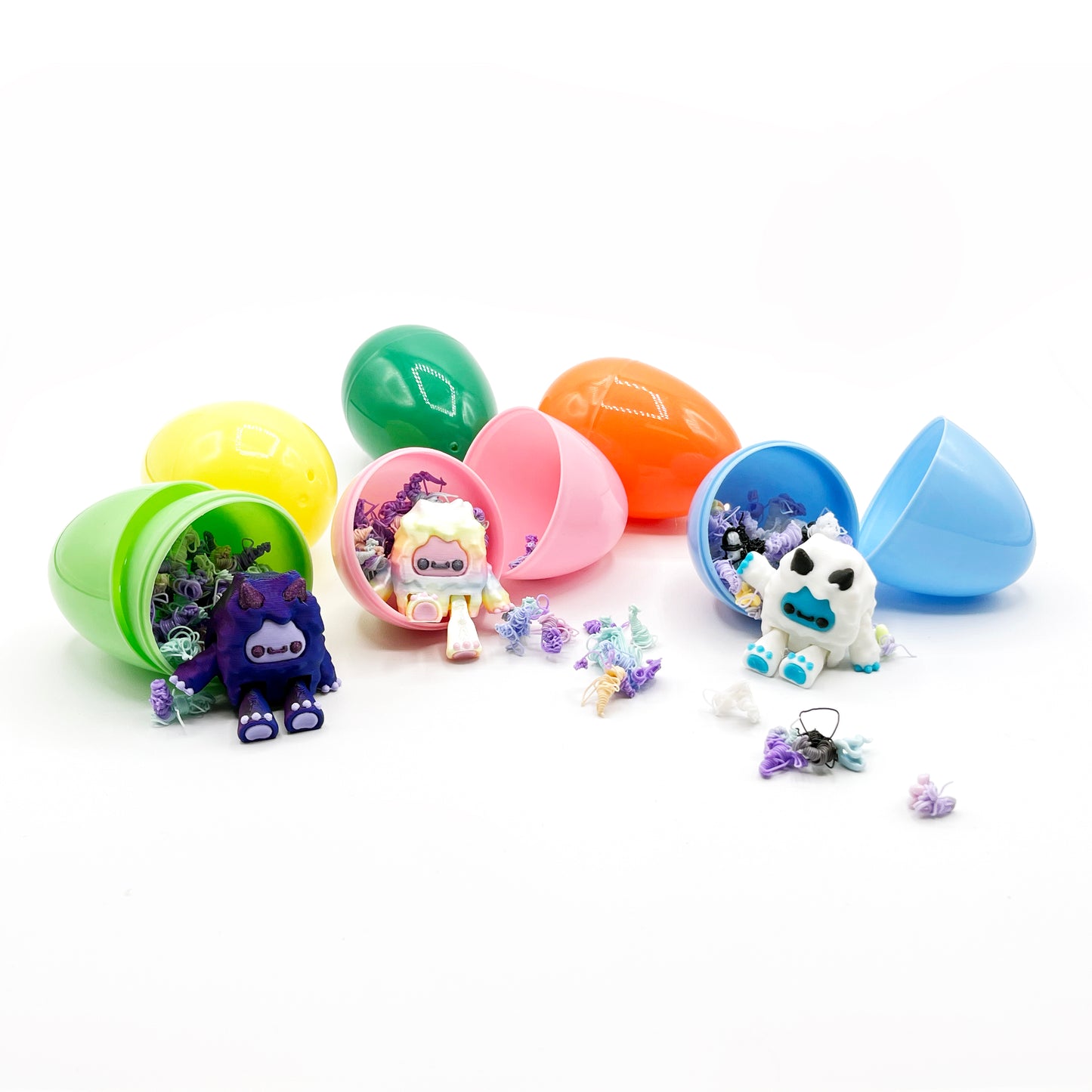 EGGSTRAVAGANZAAAA - Yeti Surprise – Mystery Egg with 3D Printed MINI Yeti Inside | Collectible Dino Gift Set