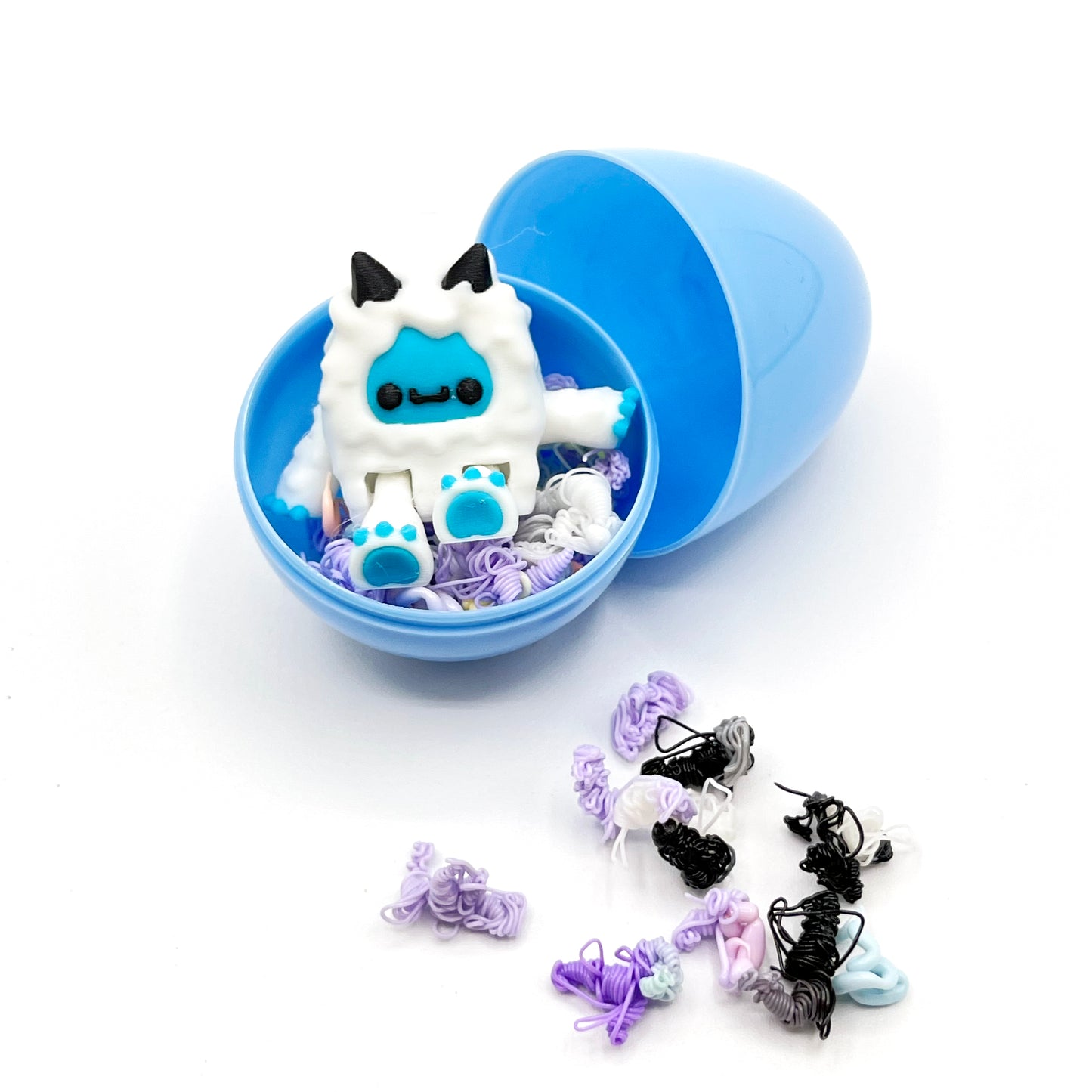 EGGSTRAVAGANZAAAA - Yeti Surprise – Mystery Egg with 3D Printed MINI Yeti Inside | Collectible Dino Gift Set