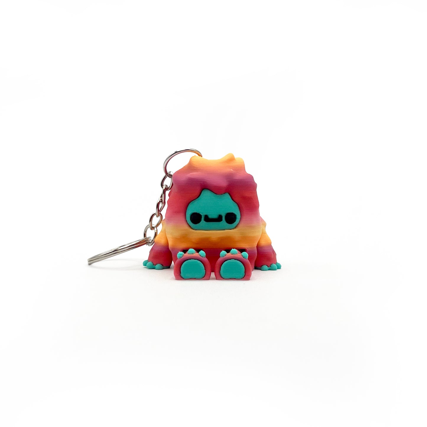 Flurryfoot & Bigfoot KEYCHAINS – Clip-On Backpack Buddies – 3D Printed Charms