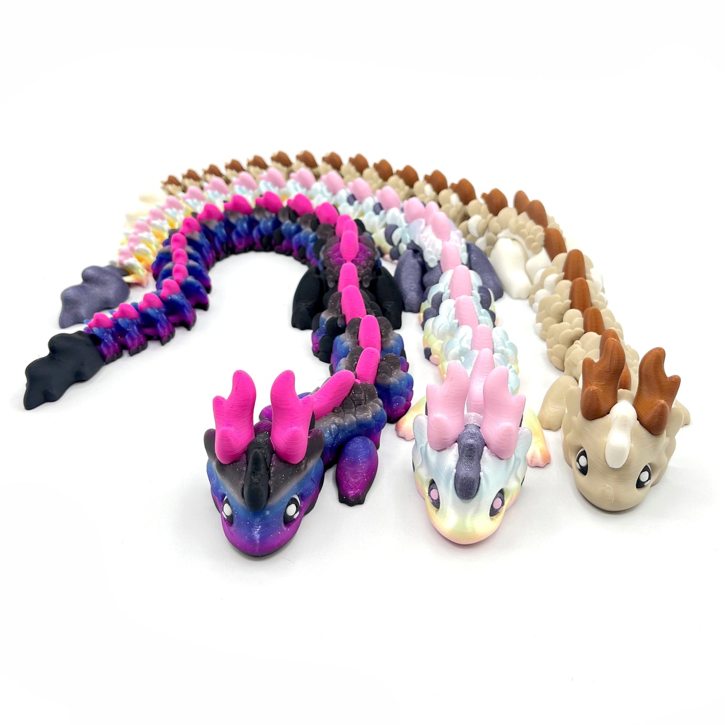 FANTASTICAL DRAGONS – 3D Printed Articulated Fantasy Dragon Figures | Collectible Dragon Toys