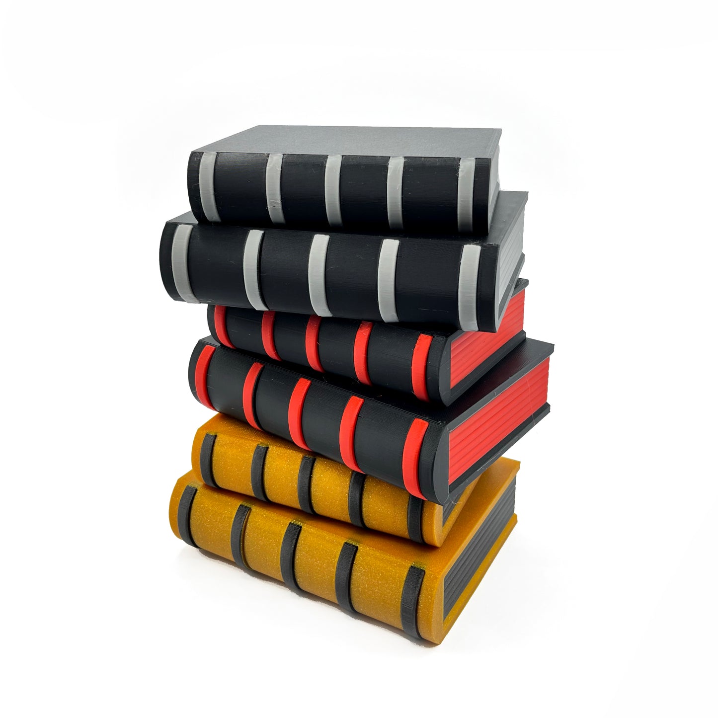 Book Stack Box - 3D Printed Organizer & Container - Practical Solution for Book Lovers
