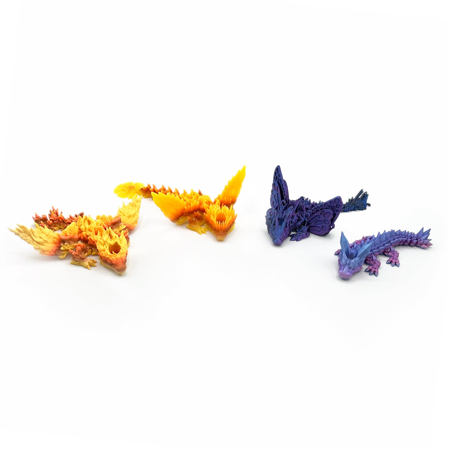 Baby Dragon Sip Sidekicks – 3D Printed Straw Buddy Accessories | Fantasy Dragon Drink Charms