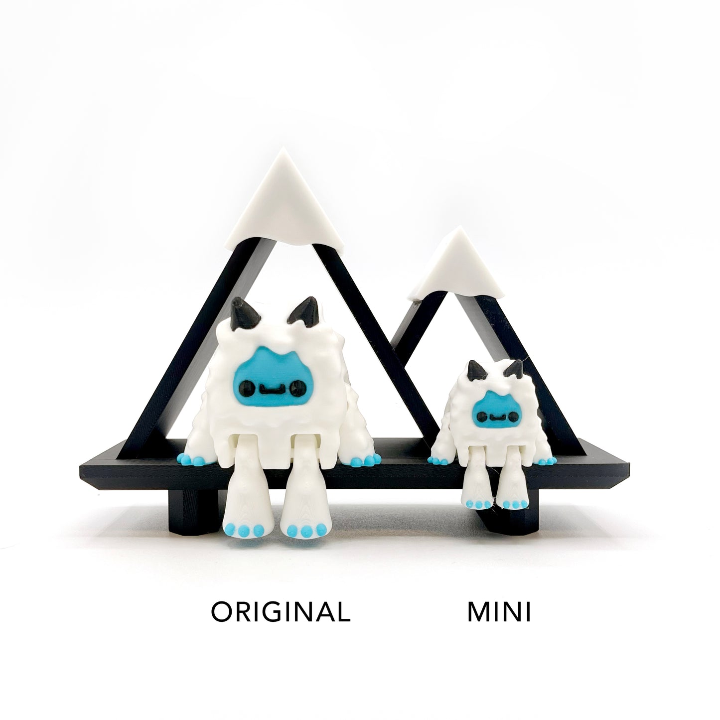 MINI Flurryfoot & Bigfoot Figures – Cute Collectibles for Desk & Shelves – 3D Printed