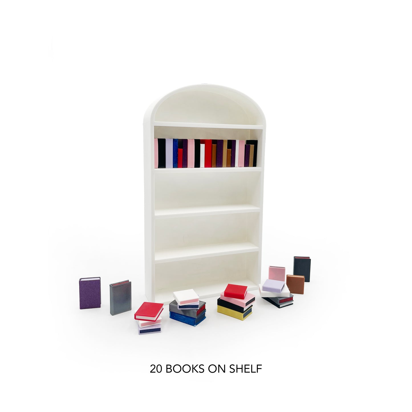 Mini Books | 3D Printed Shelf Decor | Tiny Book Set