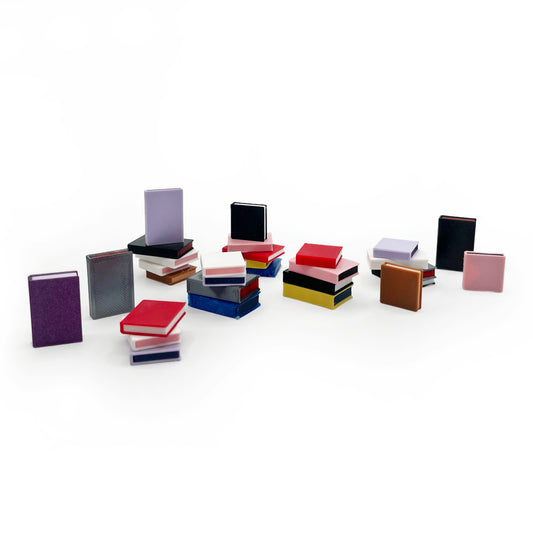 Mini Books | 3D Printed Shelf Decor | Tiny Book Set