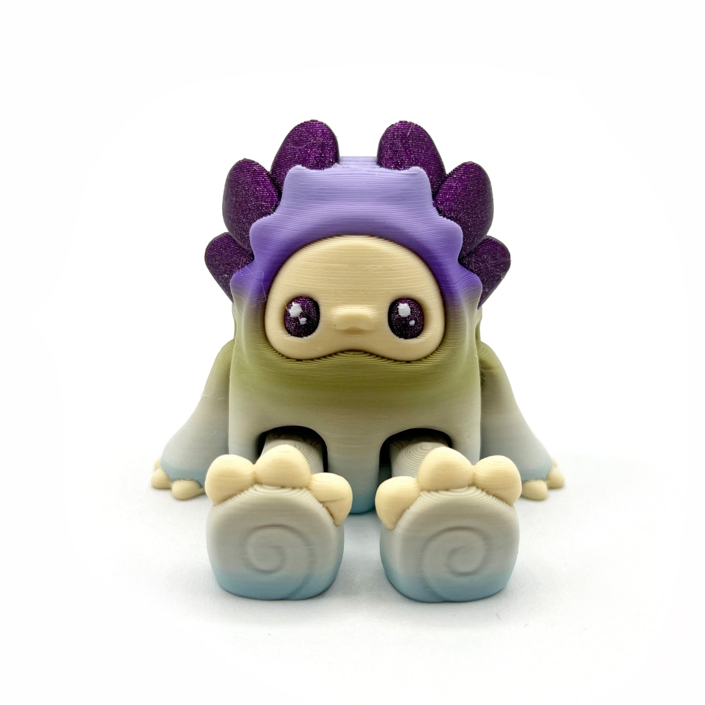 MINI Mysterious Cryptids – Kittyfoot & Gillifoot Figurines | Articulated 3D Printed Fidgets