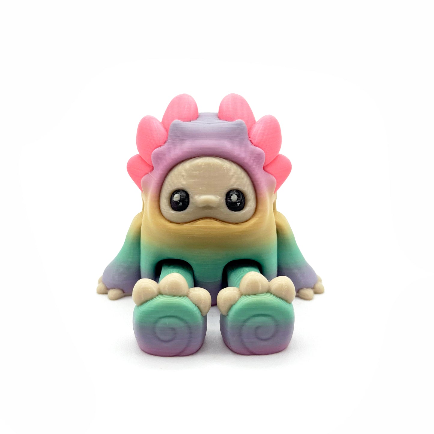 MINI Mysterious Cryptids – Kittyfoot & Gillifoot Figurines | Articulated 3D Printed Fidgets