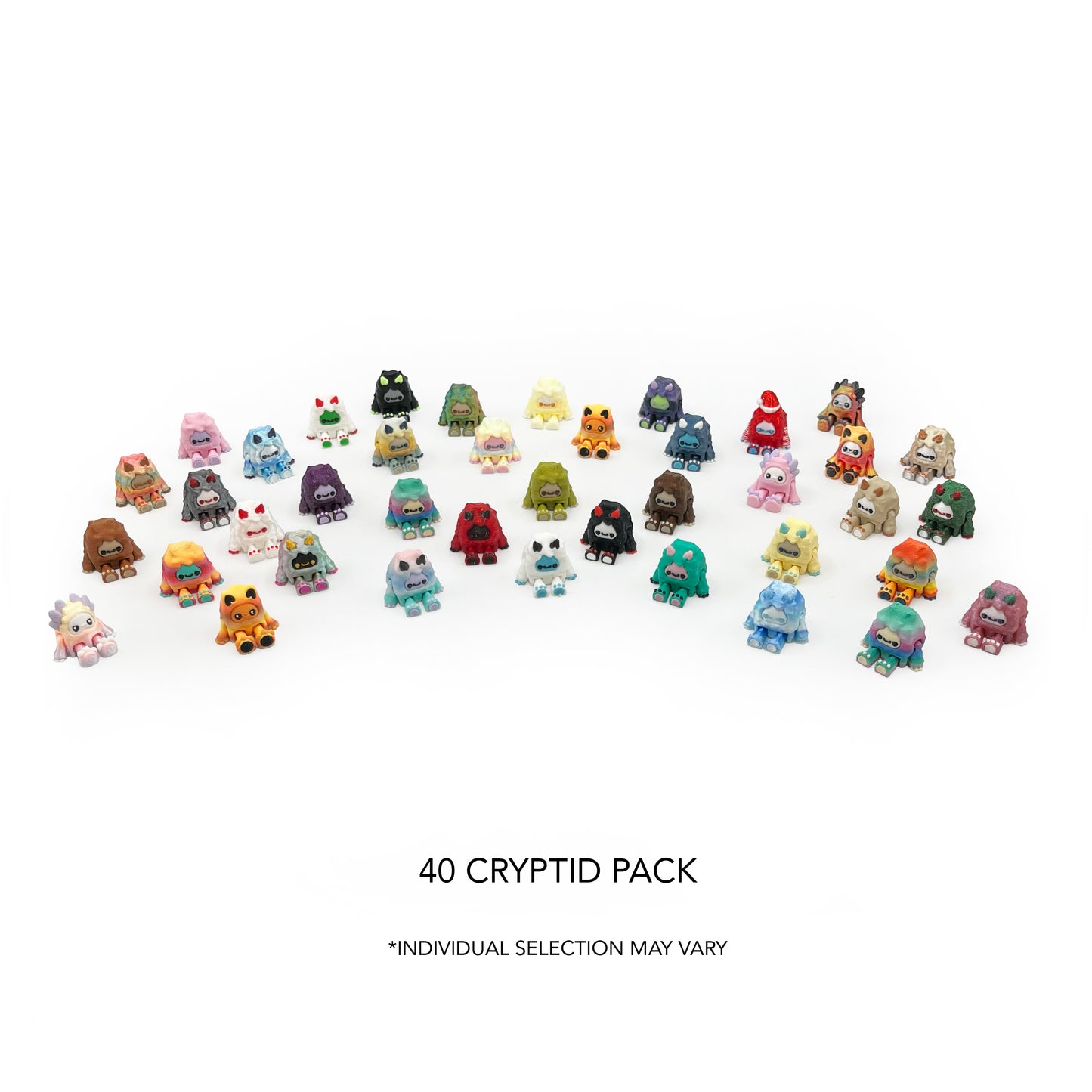 🧊 Frosty Footprints Micro Pack – Flurryfoot, Bigfoot & More Minis | 3D Printed Creatures