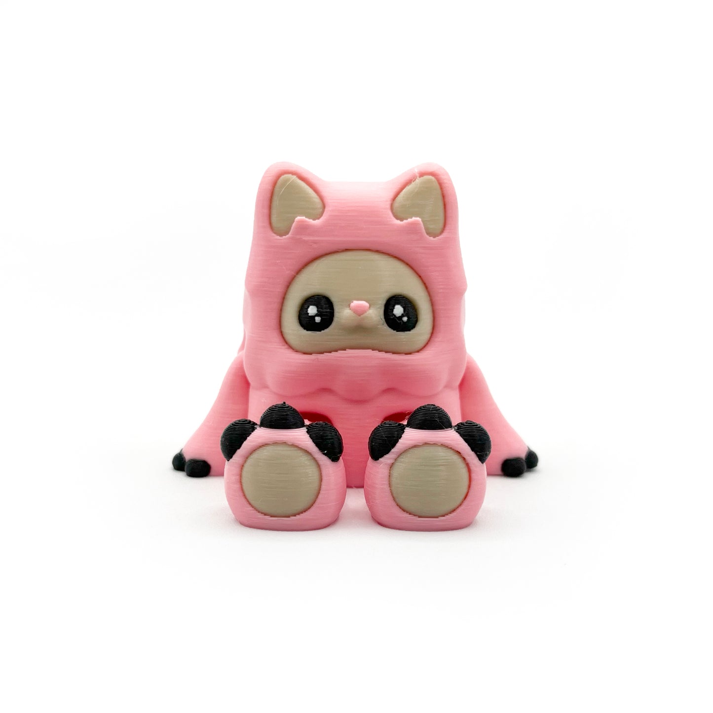 MINI Mysterious Cryptids – Kittyfoot & Gillifoot Figurines | Articulated 3D Printed Fidgets