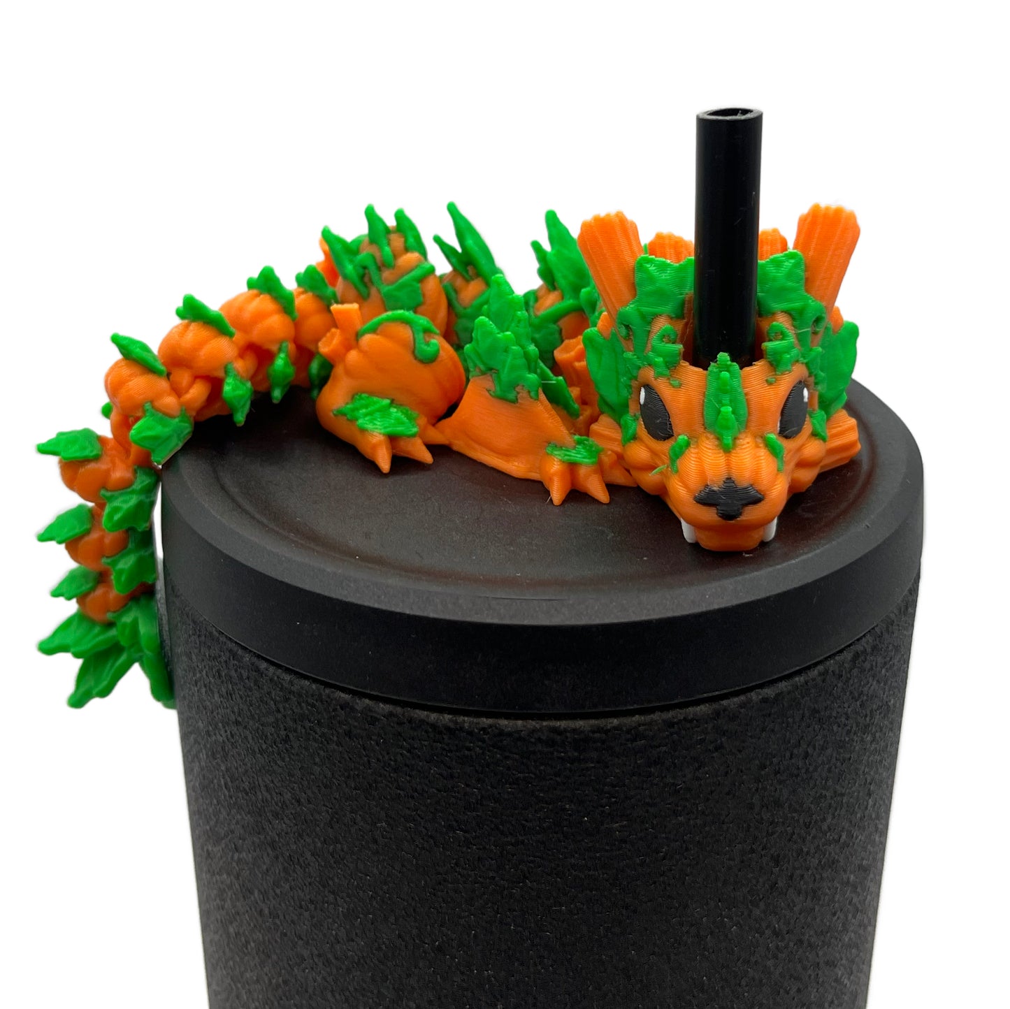 Baby Dragon Sip Sidekicks – 3D Printed Straw Buddy Accessories | Fantasy Dragon Drink Charms