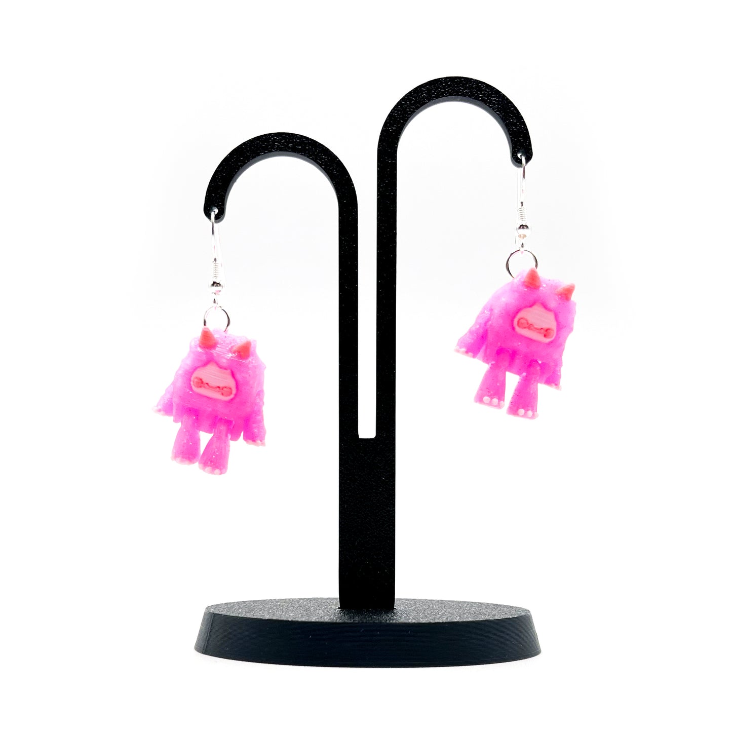 Flurryfoot & Bigfoot Earrings/Necklaces – Cute 3D Printed Cryptid Jewelry | Lightweight Earrings for Monster Lovers