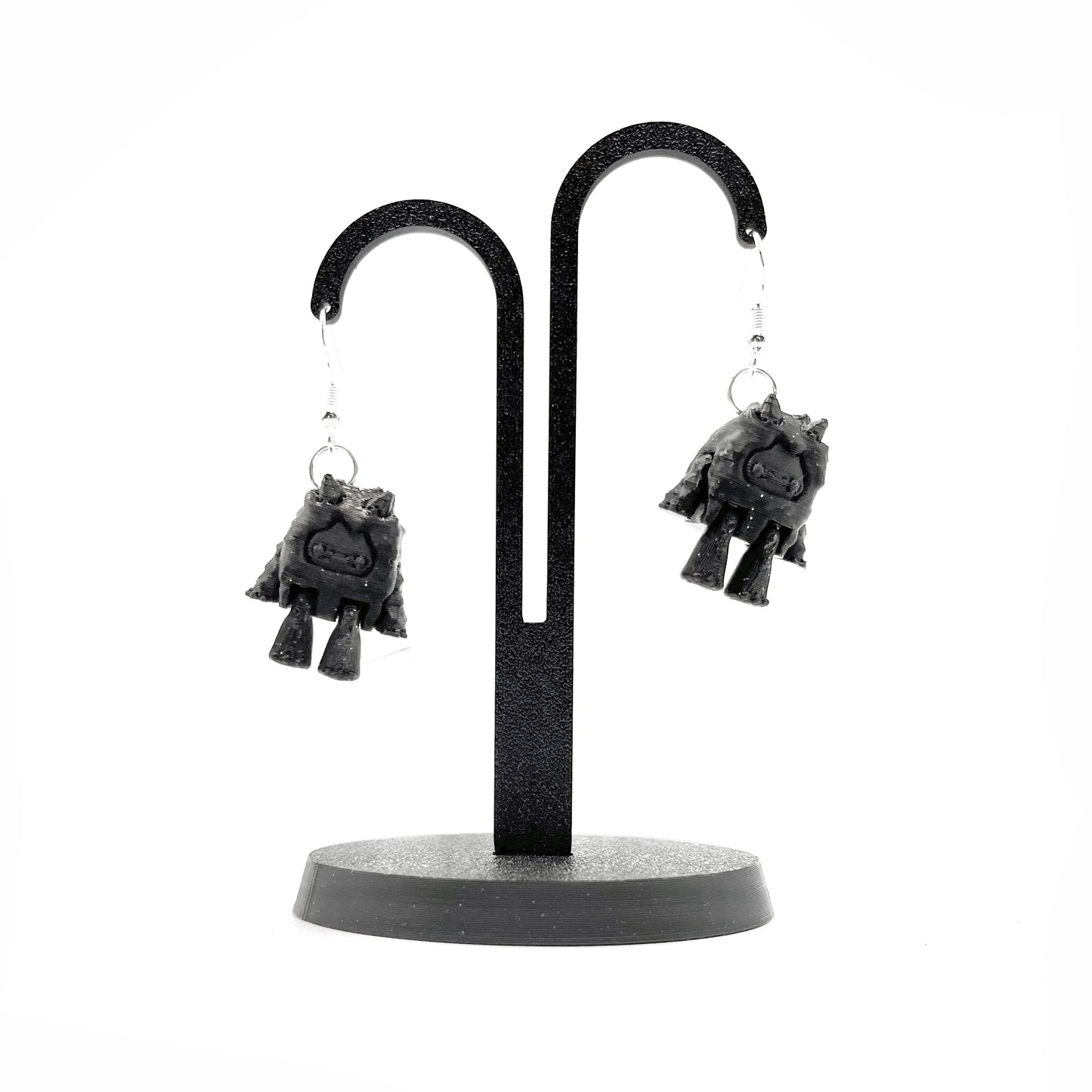 Flurryfoot & Bigfoot Earrings/Necklaces – Cute 3D Printed Cryptid Jewelry | Lightweight Earrings for Monster Lovers