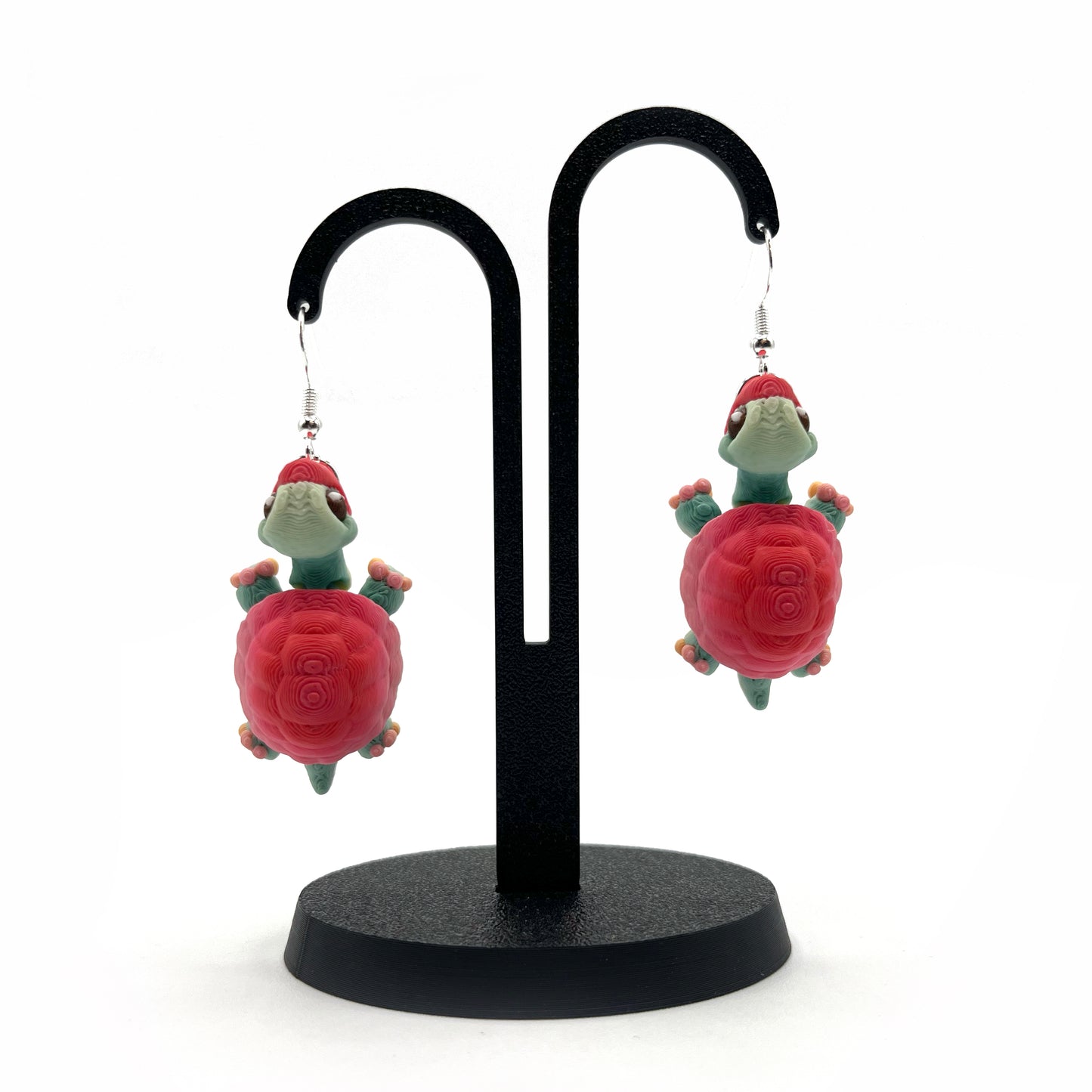 Critter Earrings – 3D Printed Animal Hook Earrings | Axolotl & Possum Jewelry | Lightweight & Hypoallergenic