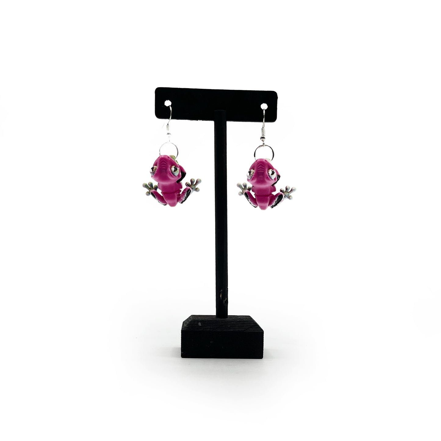 Critter Earrings – 3D Printed Animal Hook Earrings | Axolotl & Possum Jewelry | Lightweight & Hypoallergenic