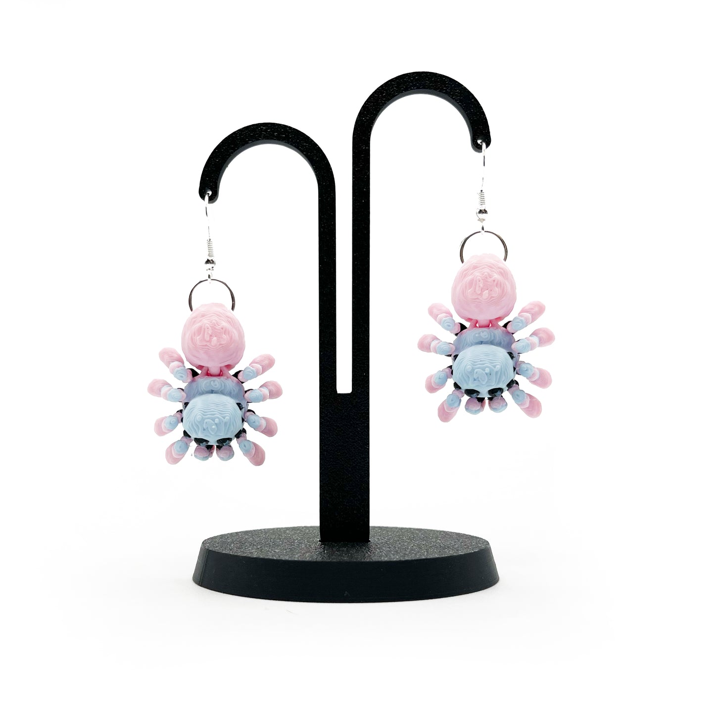 Critter Earrings – 3D Printed Animal Hook Earrings | Axolotl & Possum Jewelry | Lightweight & Hypoallergenic