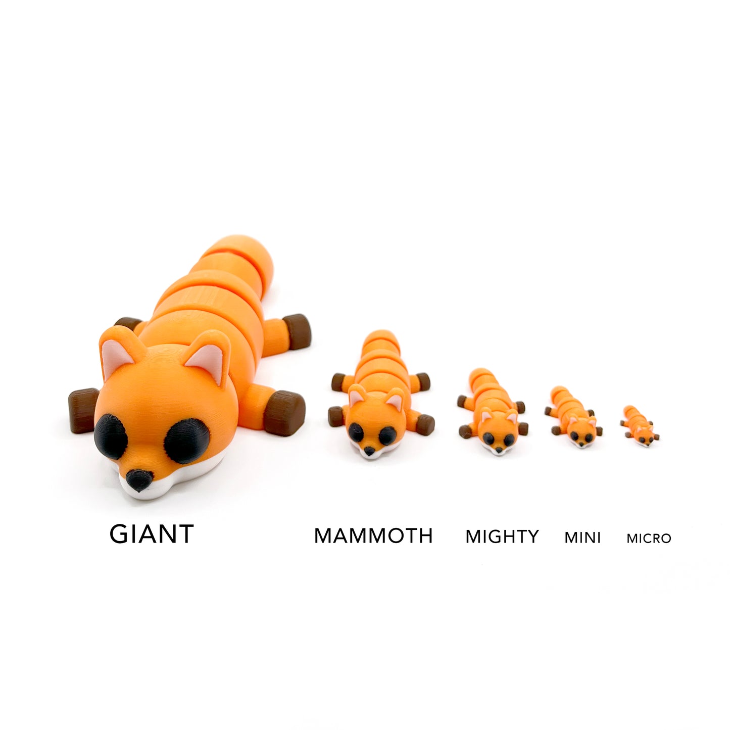 MIGHTY Cuddly Critters - Articulating 3D Printed Animal Figurines – Pocket-Sized Collectibles