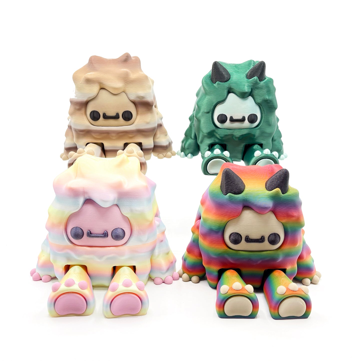 GIANT Yeti & Bigfoot Figures – Cute Collectibles for Desk & Shelves – 3D Printed